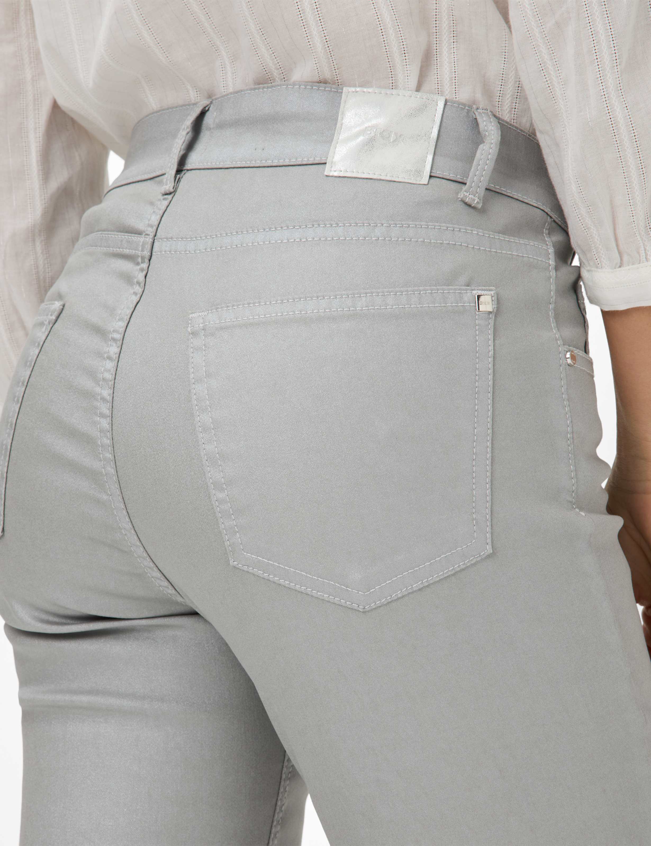Damen Style SHAKIRA S Denim Hellgrau Slim Fit Detail 2