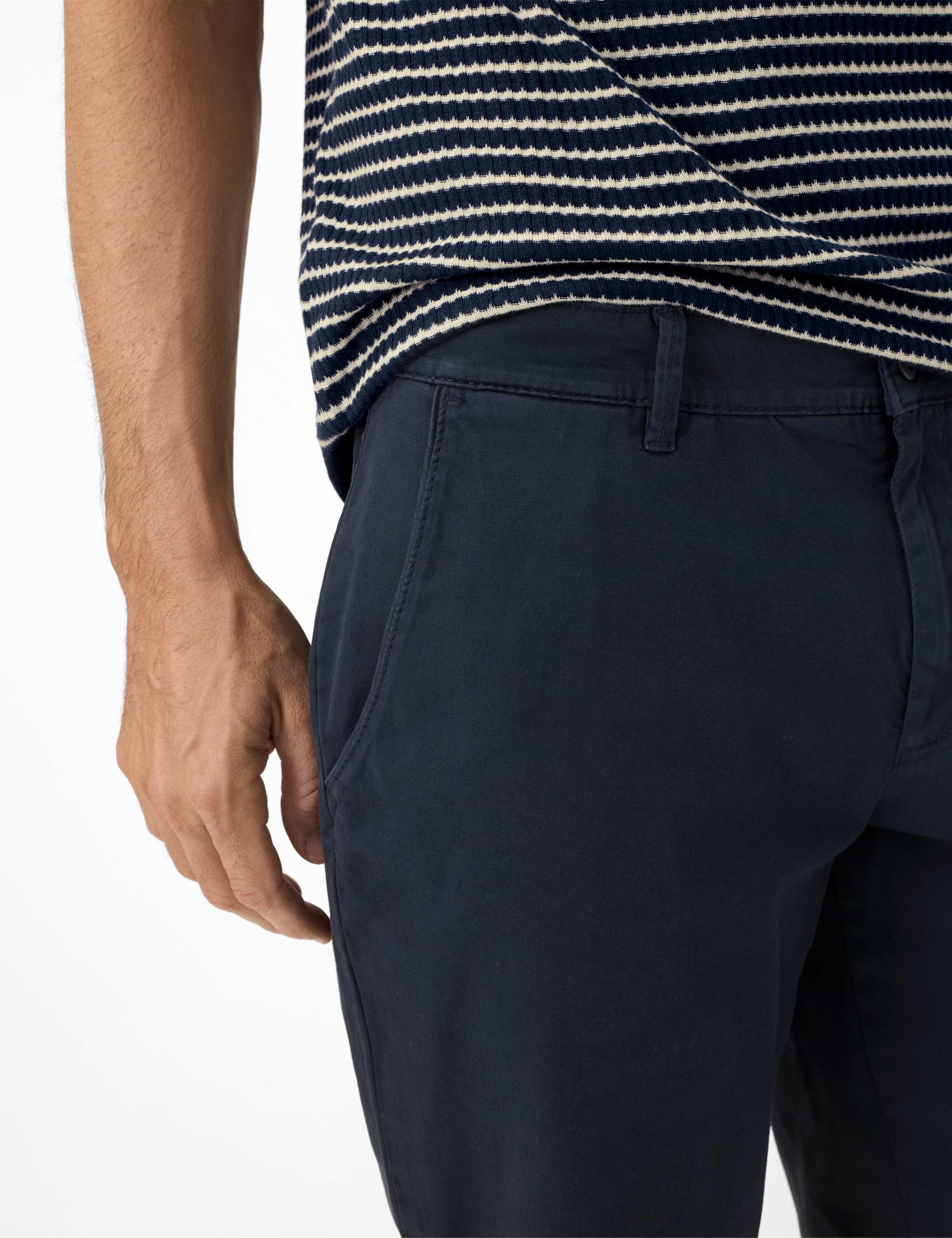 Herren Style BURT Dunkelblau Regular Fit Detail 2