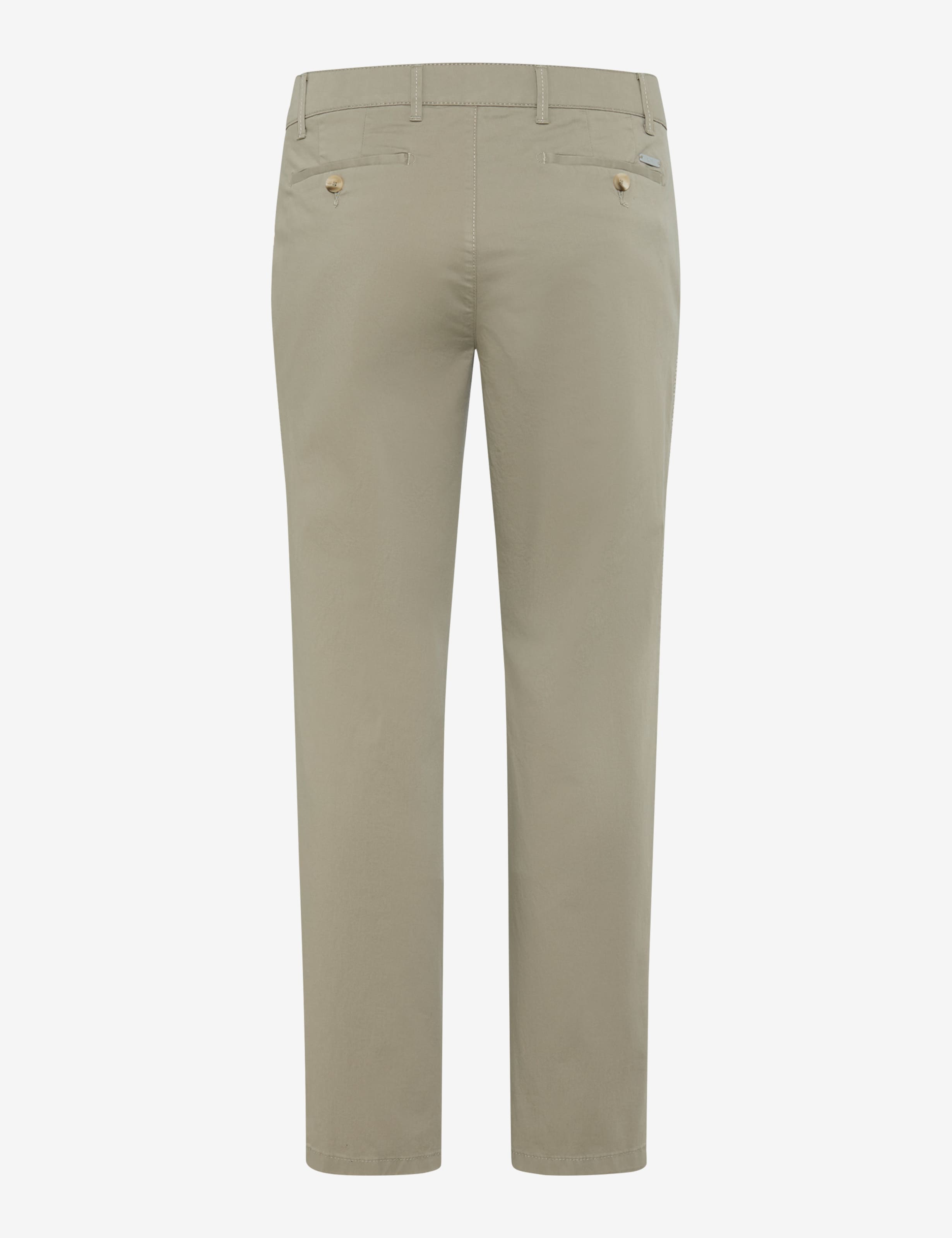 Heren Style LUIS Groen - Khaki Regular Fit Beel achterkant