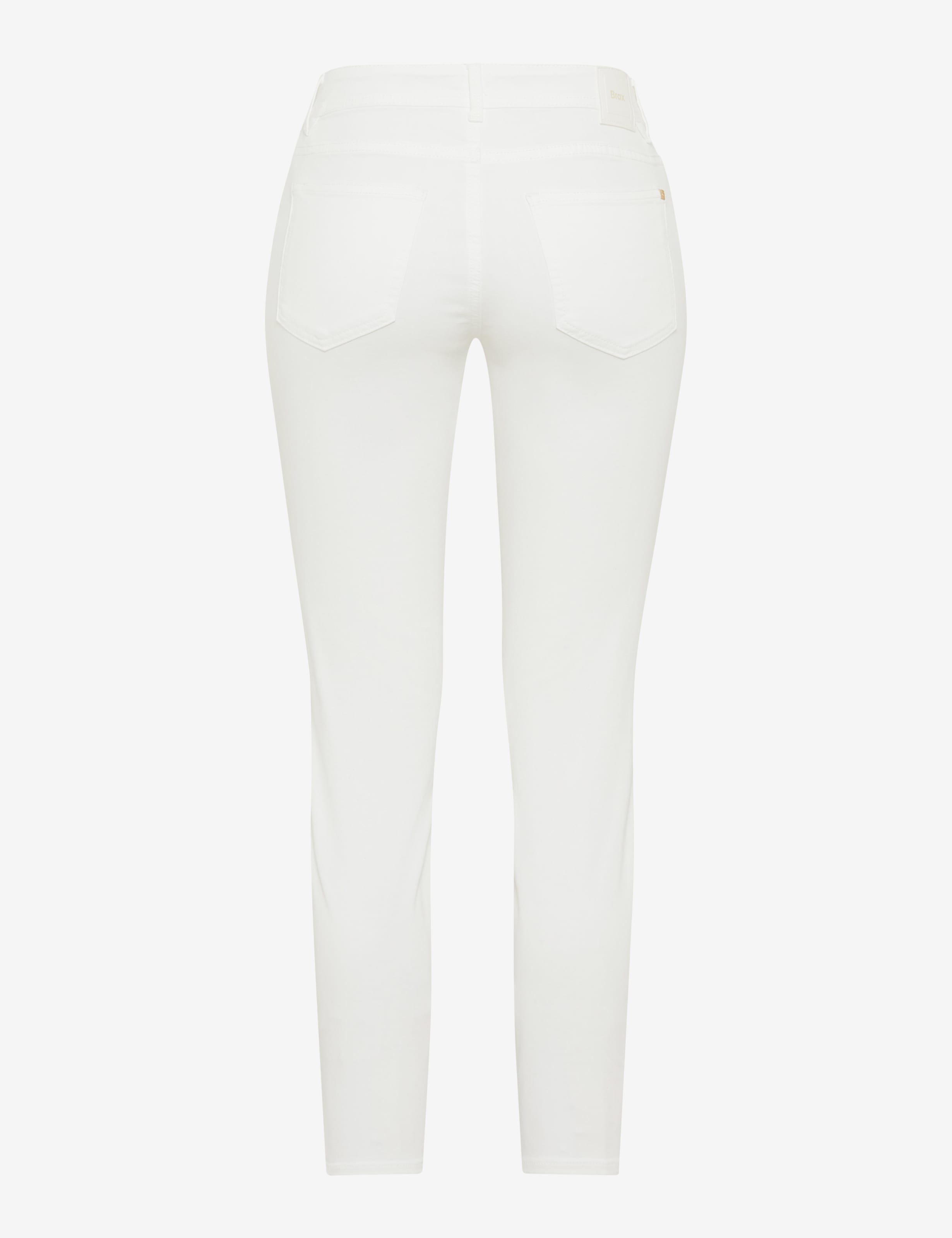 Women Style SHAKIRA S Denim White Slim Fit Stand-alone rear view