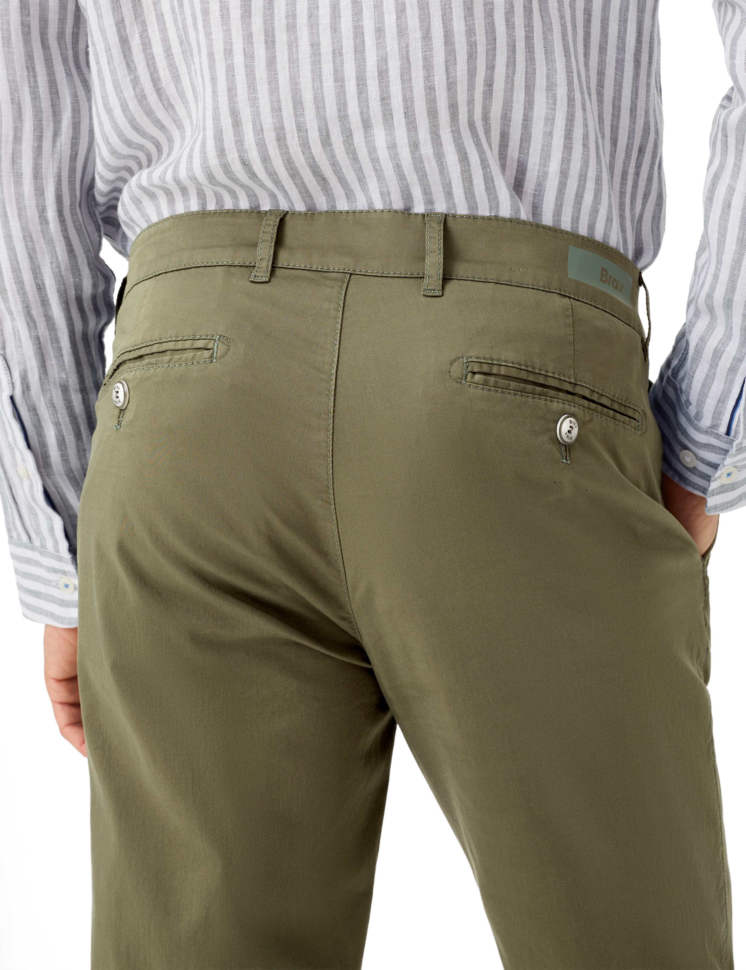 Men Style EVEREST Green - Olive Regular Fit Detail 2