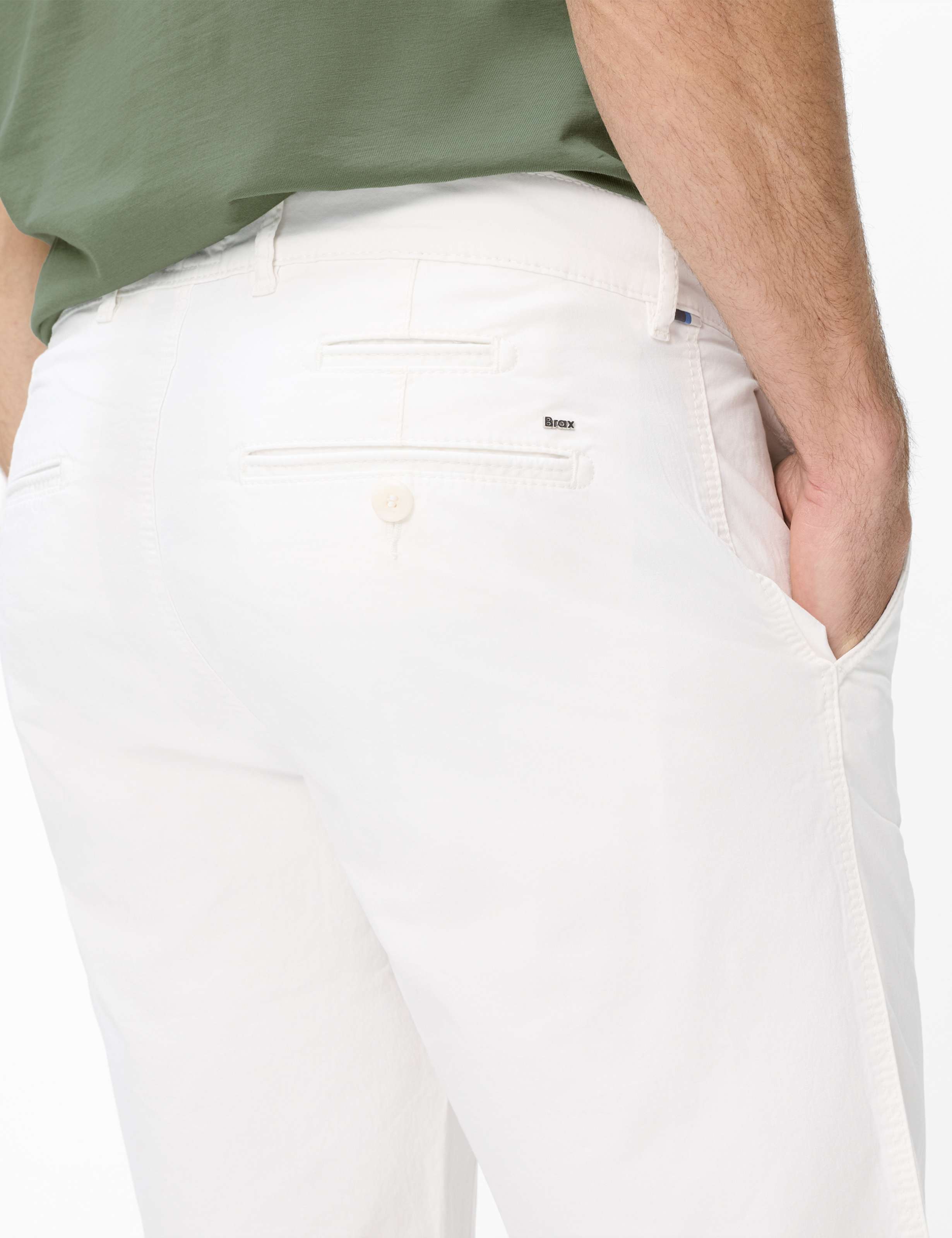 Homme Style BARI Blanc Regular Fit Détail 2