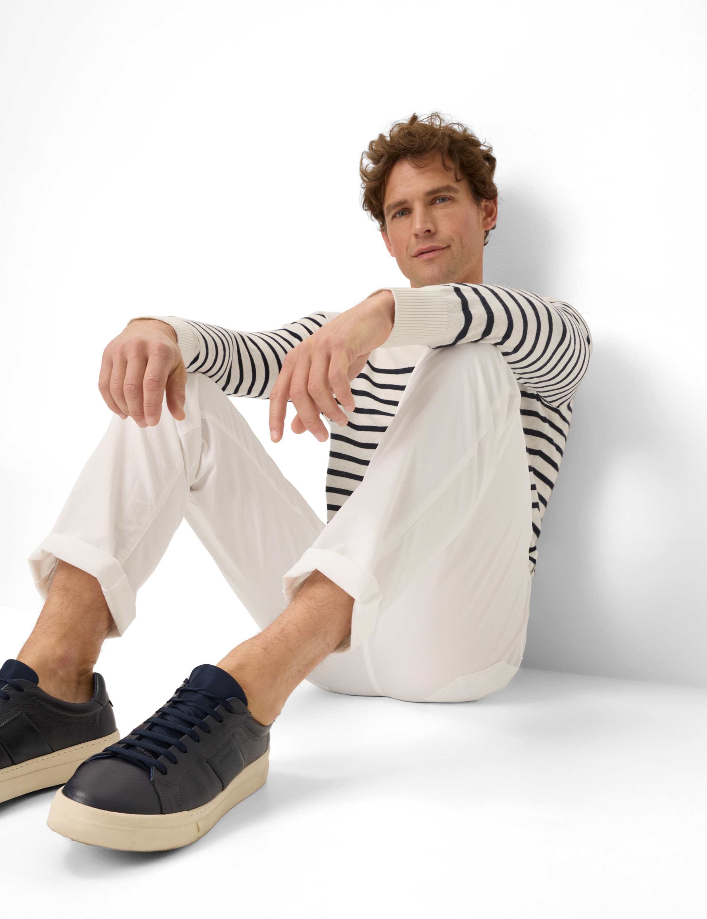 Herren Style CADIZ Weiß Straight Fit Detail 1