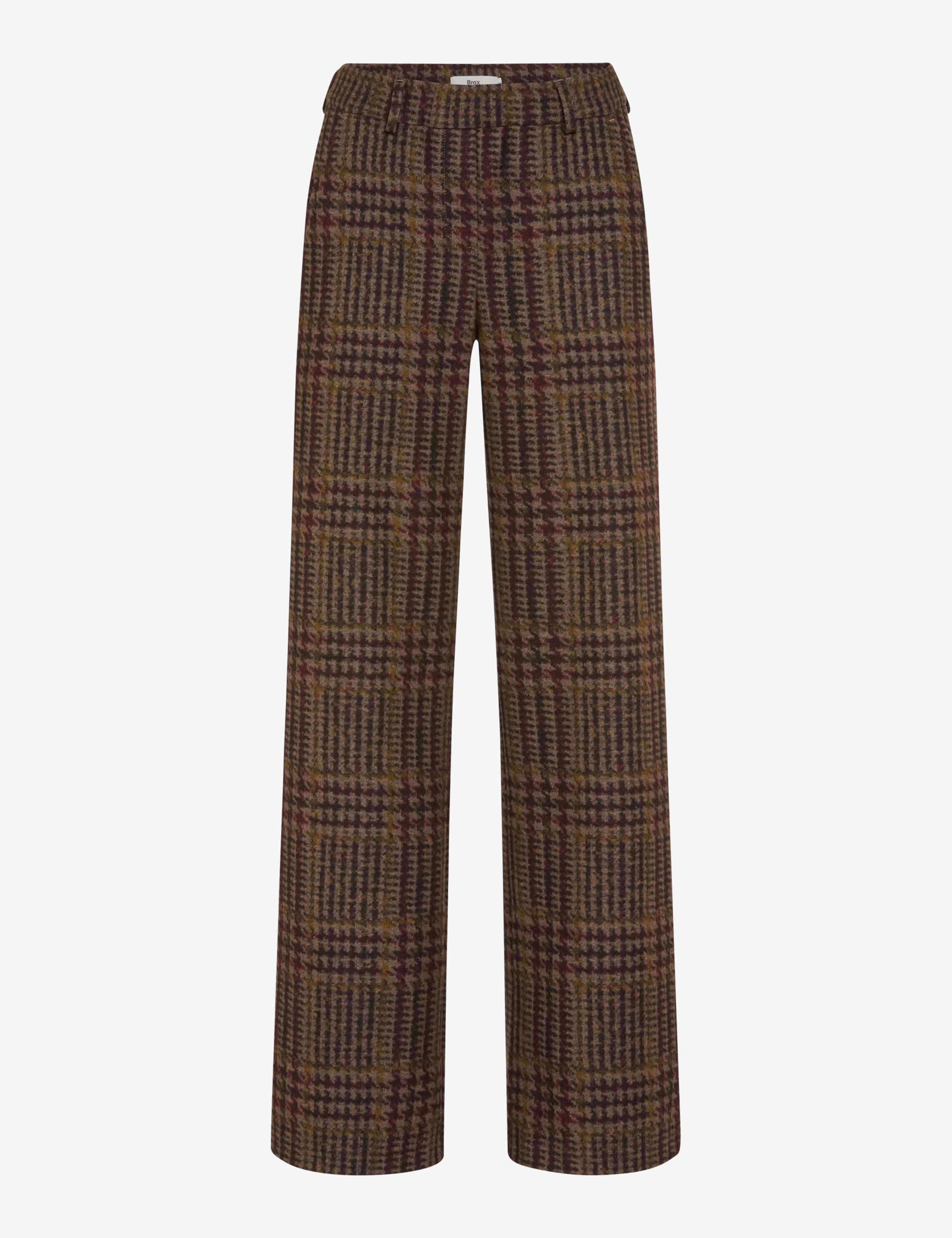 Brax Dames Palazzobroek  Style MAINE BRUNETTE, donkerbruin, maat 36