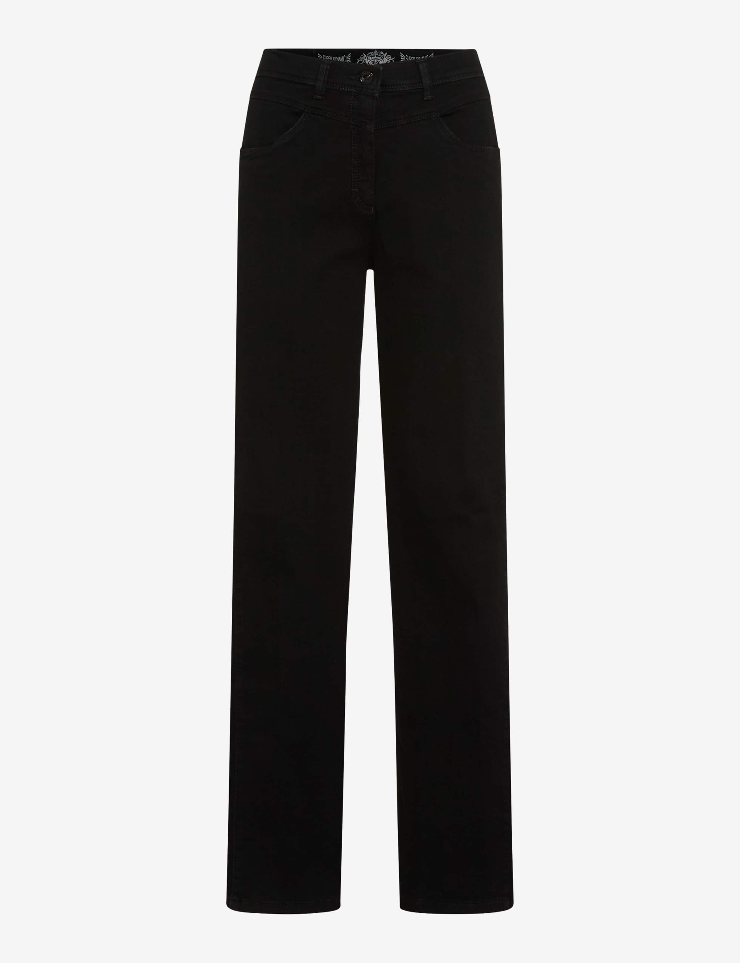 Damen Style LAURA FLARED Denim Schwarz Super Slim Fit Freisteller Front