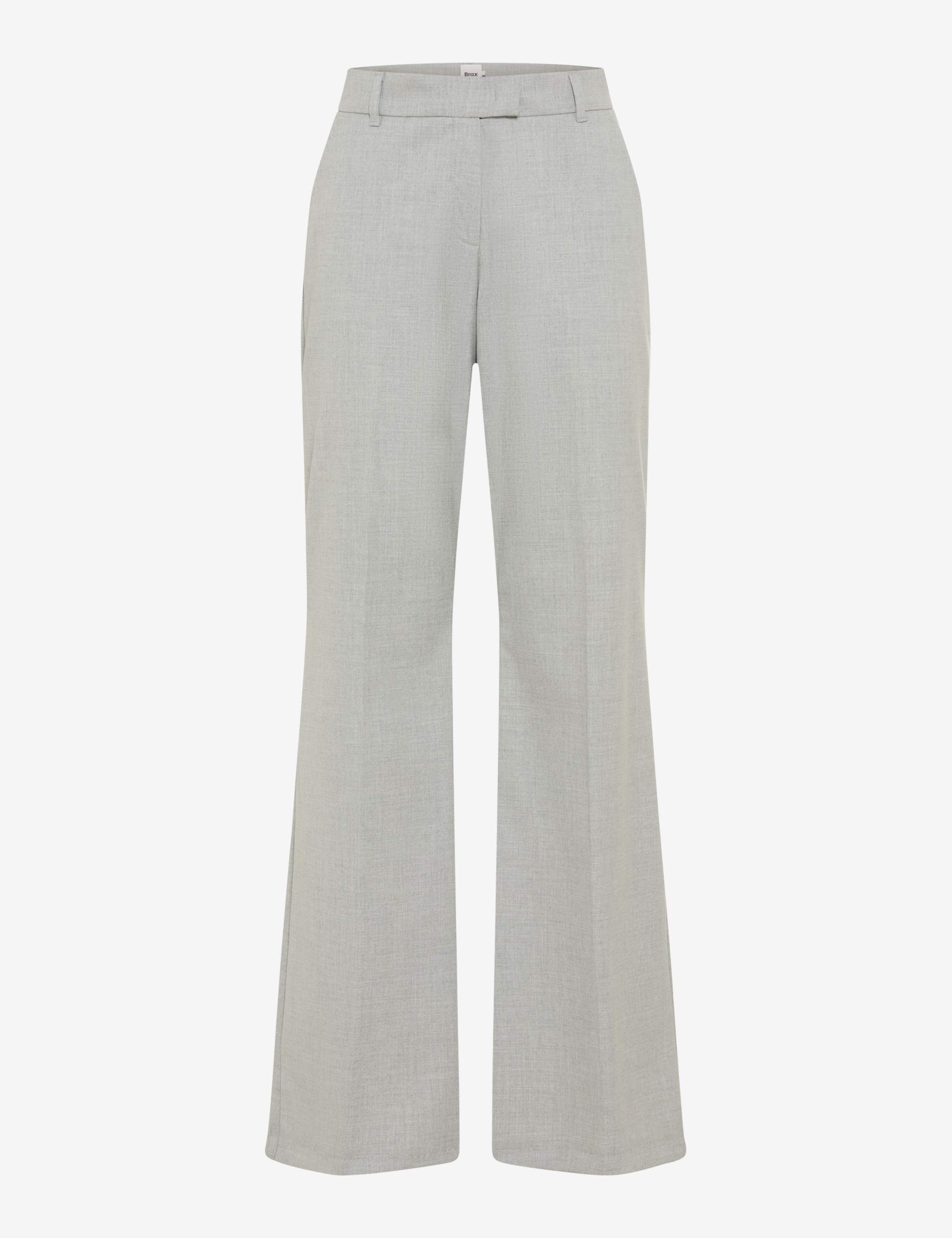 Femme Style MAINE Gris Clair Wide Leg Détourage avant