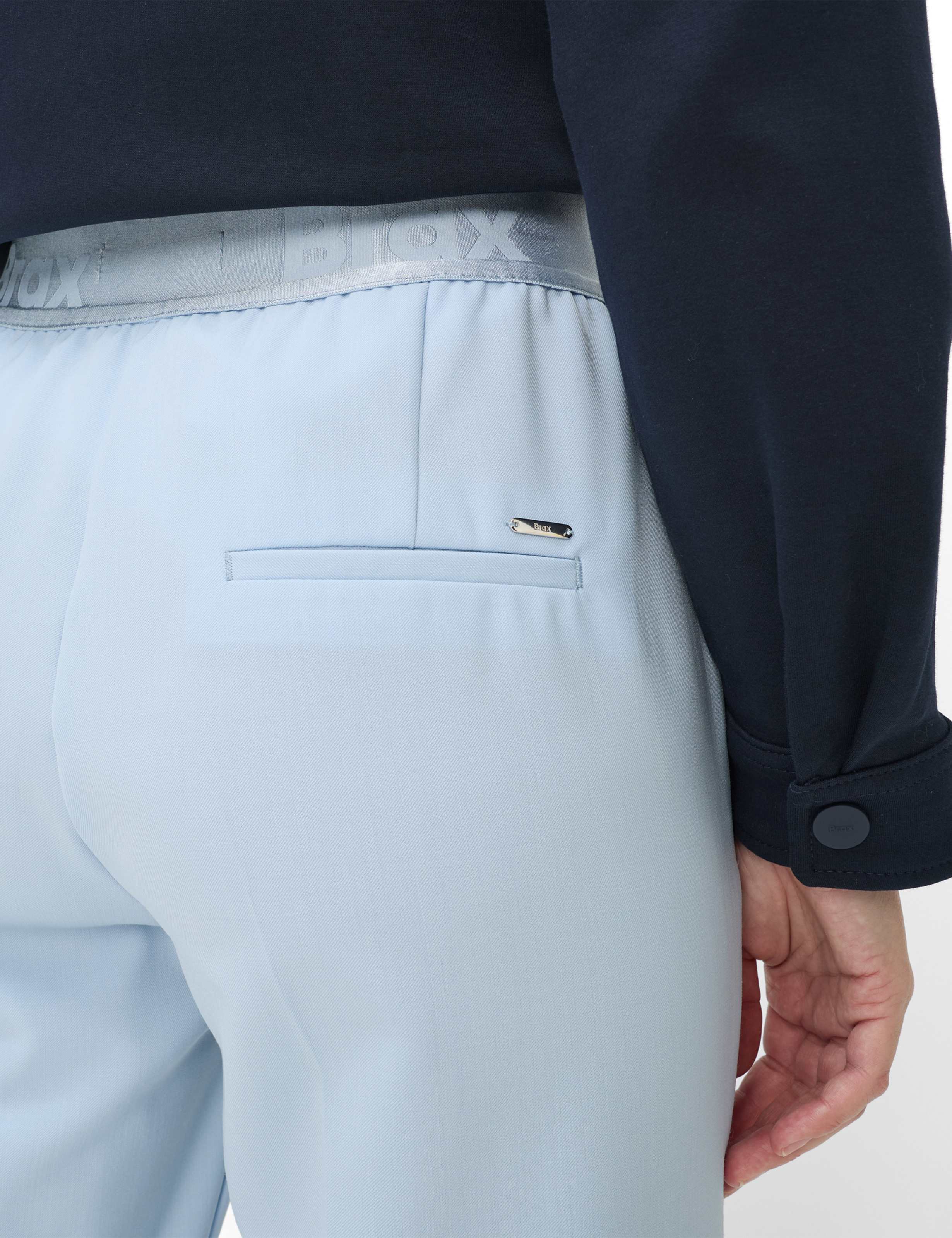 Damen Style MAINE Hellblau Wide Leg Detail 2