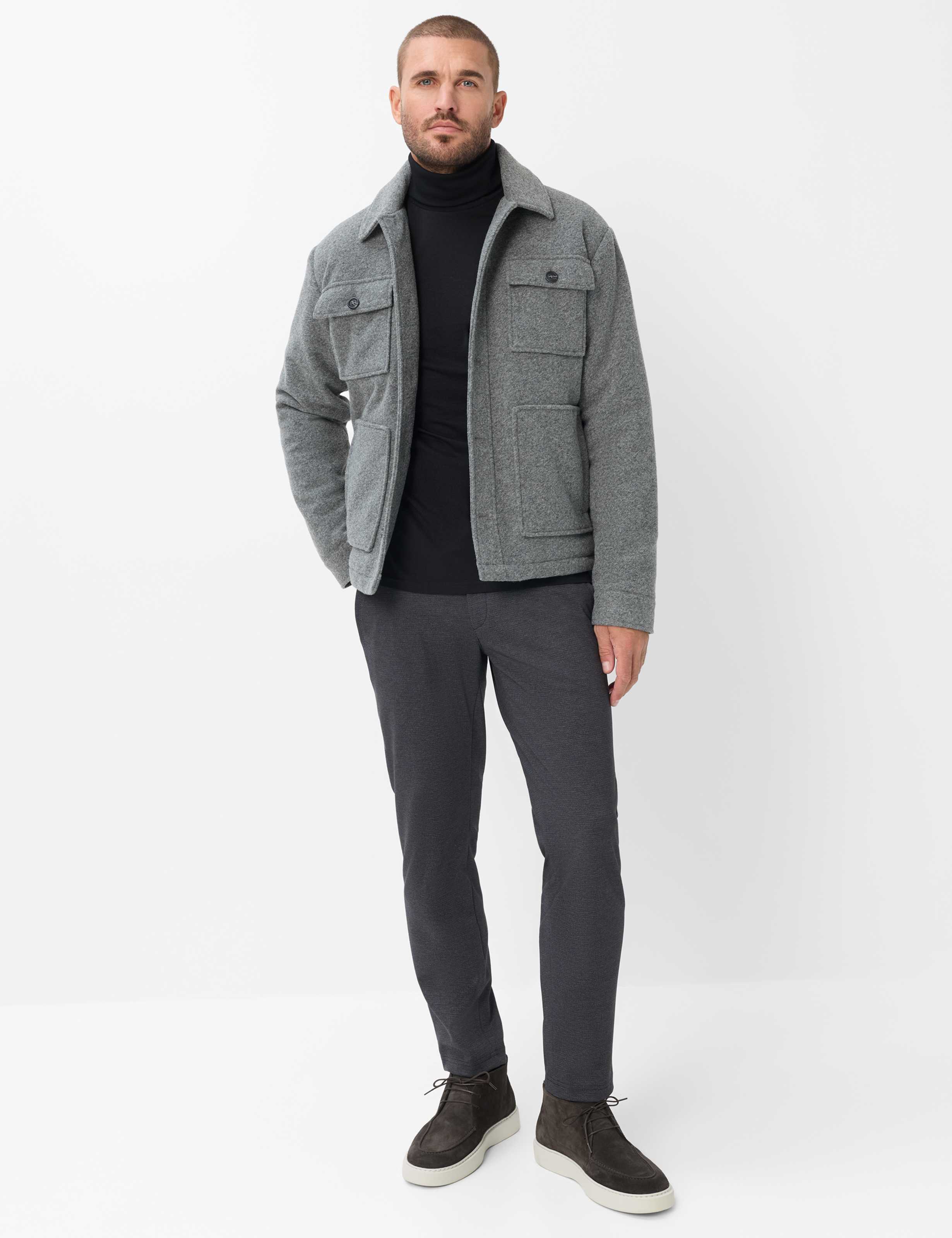 Herren Style BENNO Schwarz  Model Outfit