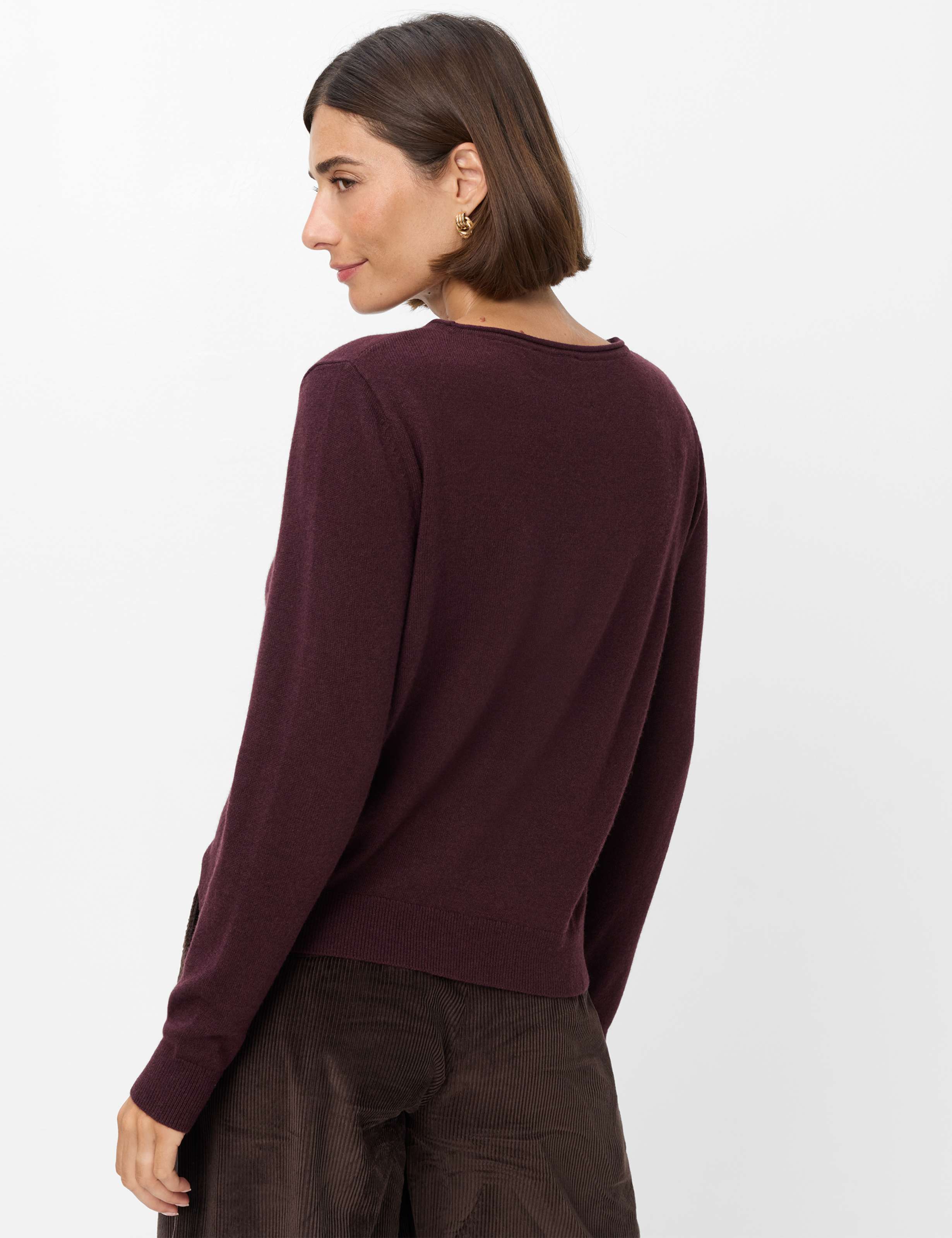 Damen Style LISA Dunkles Lila  Model Rueck