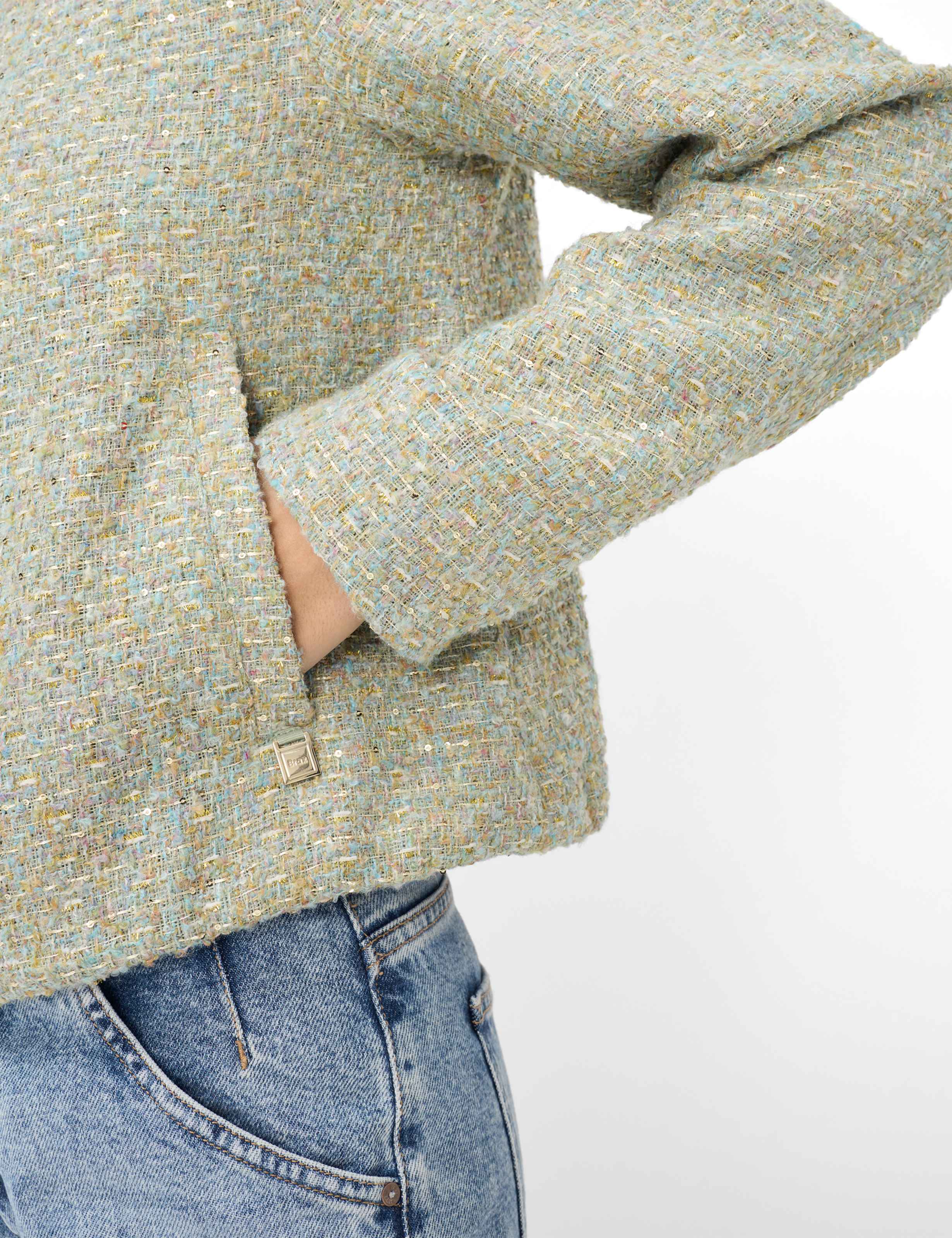 Femme Style LYON Vert Clair  Détail 2