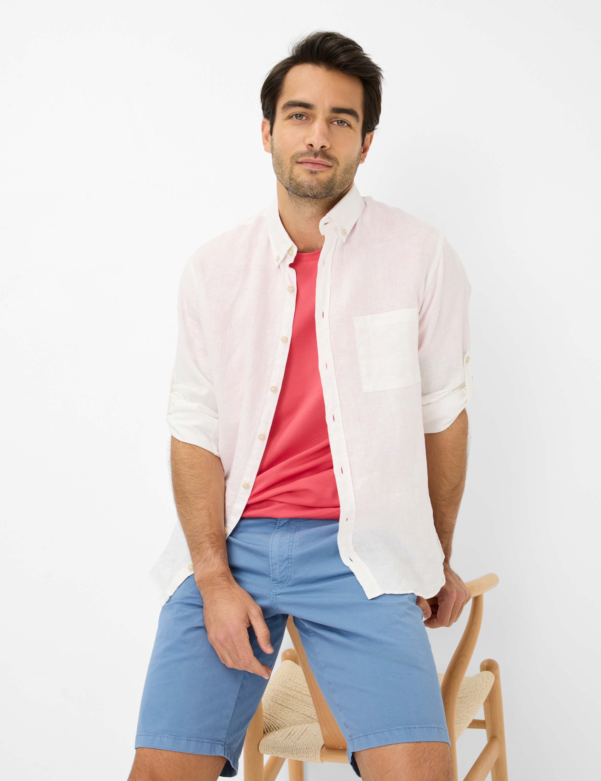 Homme Style TODD Rouge Clair  Détail 1