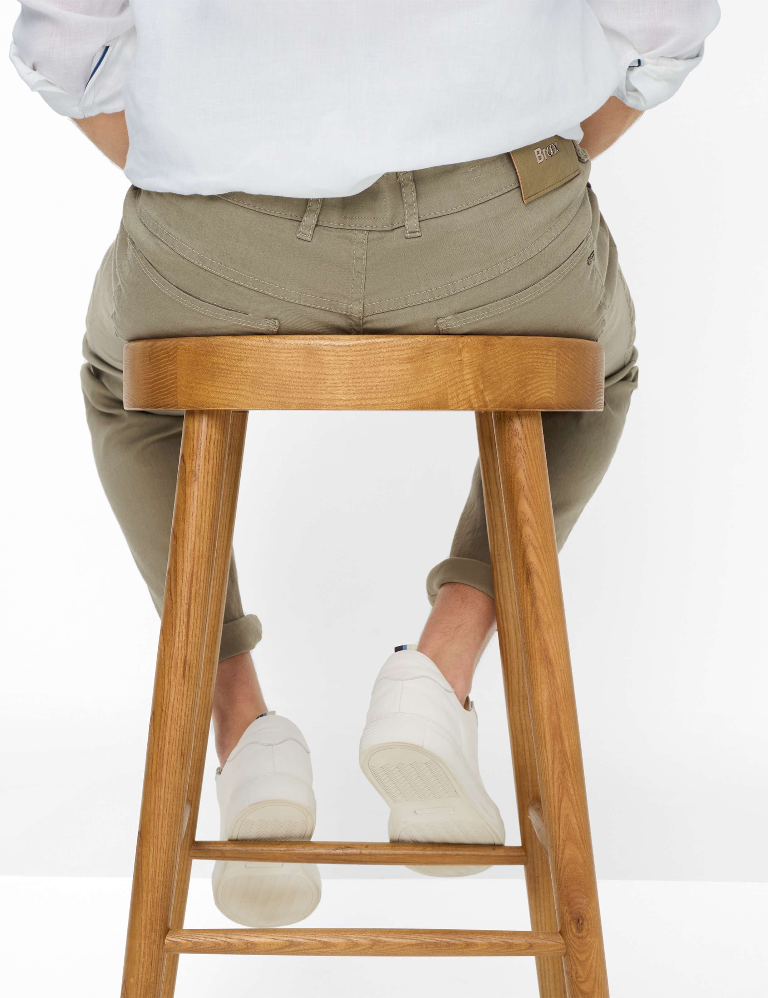 Men Style COOPER L Green - Khaki Regular Fit Detail 1