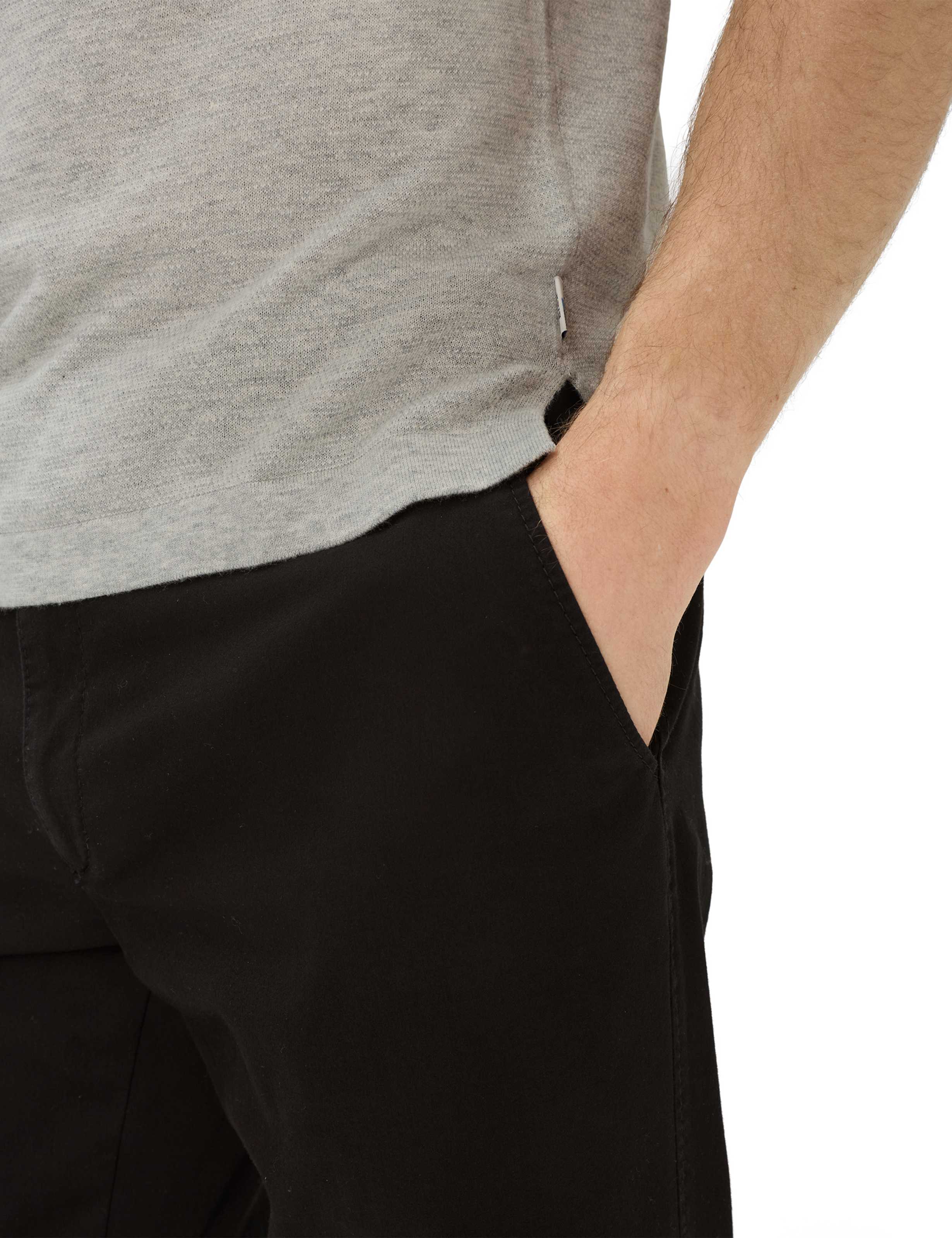 Men Style EVANS Black Regular Fit Detail 2