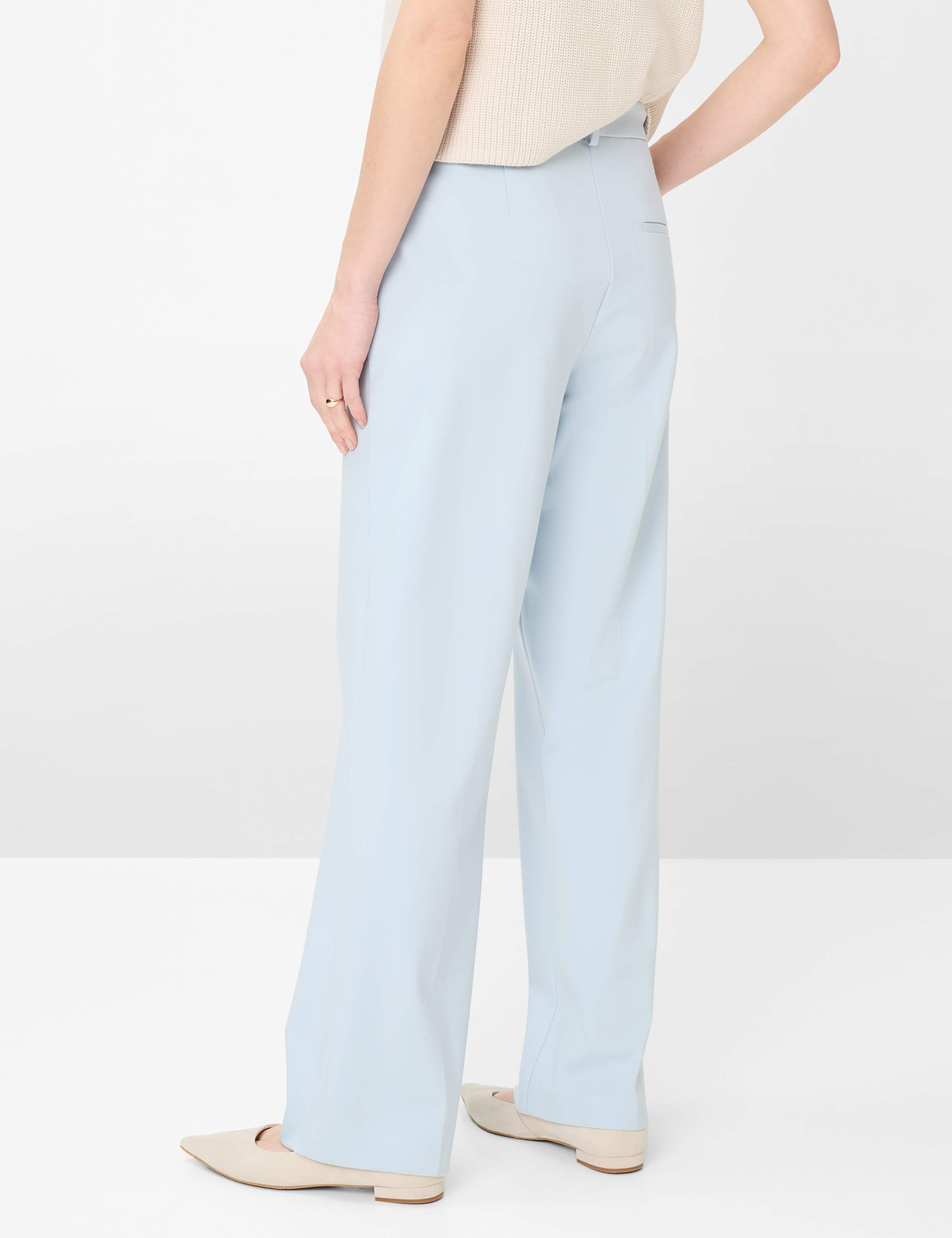 Thumbnail - Brax Damen Palazzohose Style MAINE VINTAGE BLUE, hellblau, Gr. 40L