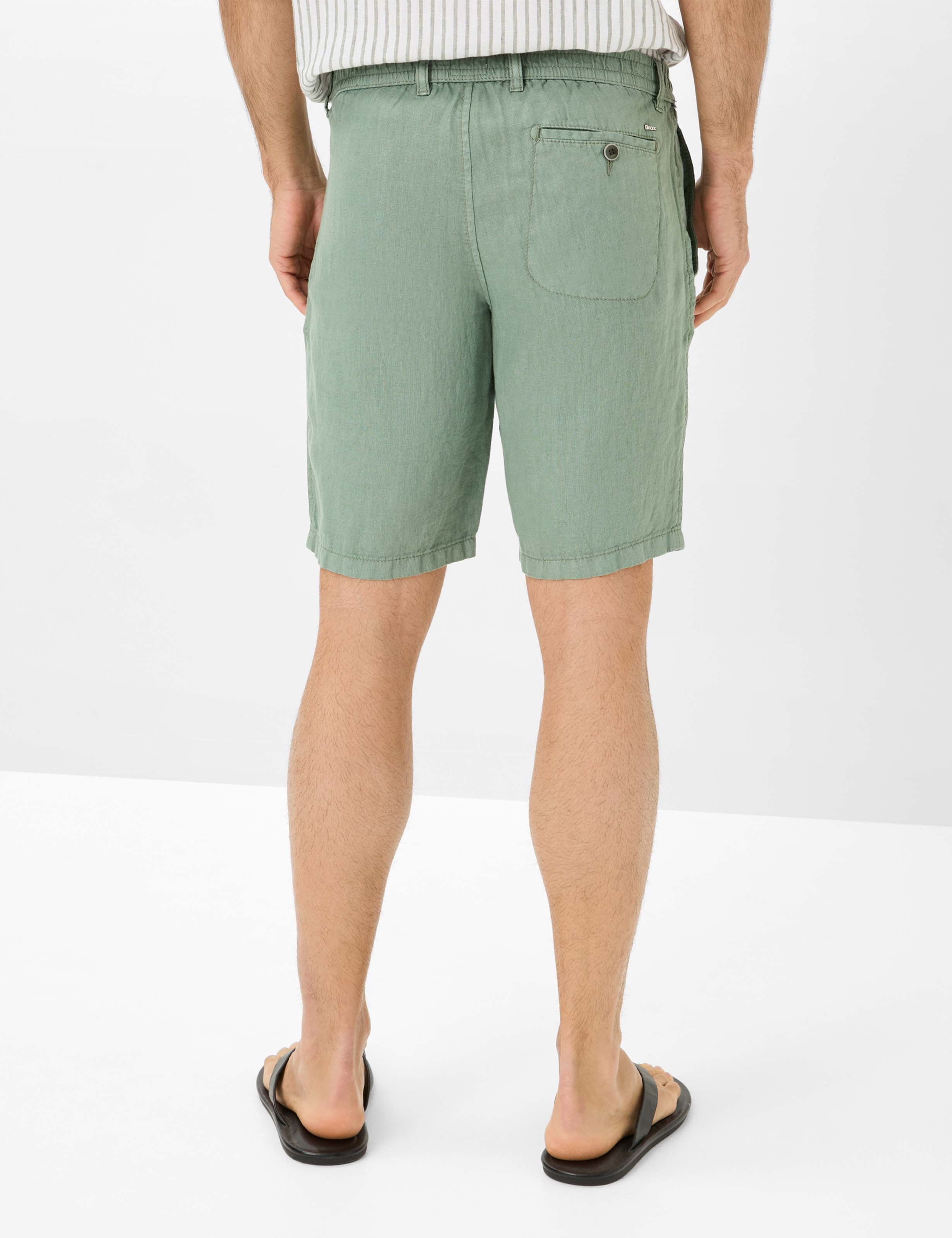 Thumbnail - Brax Herren Bermuda Style BALU THYME, grün, Gr. 40