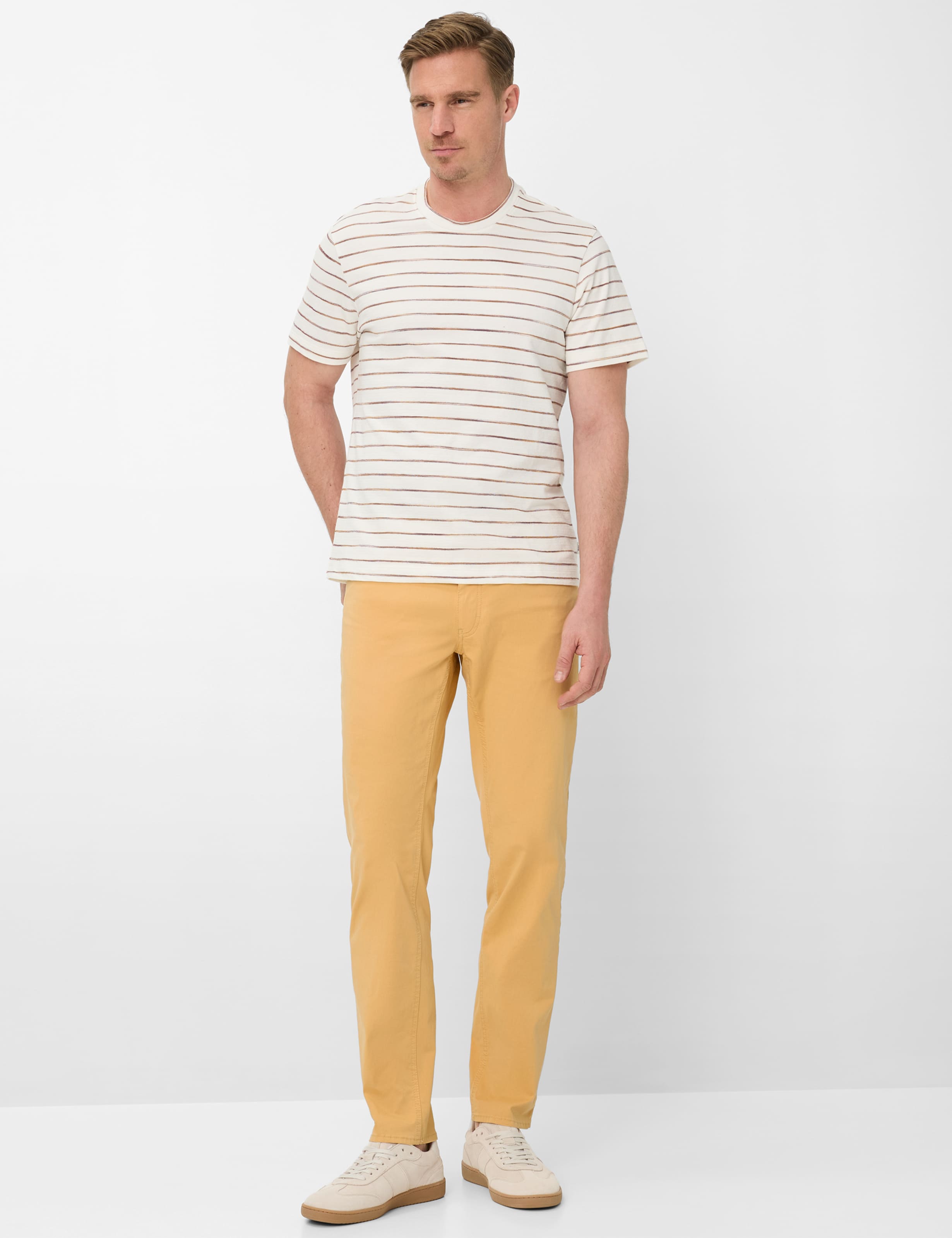 Herren Style COOPER Gelb Regular Fit Model Outfit