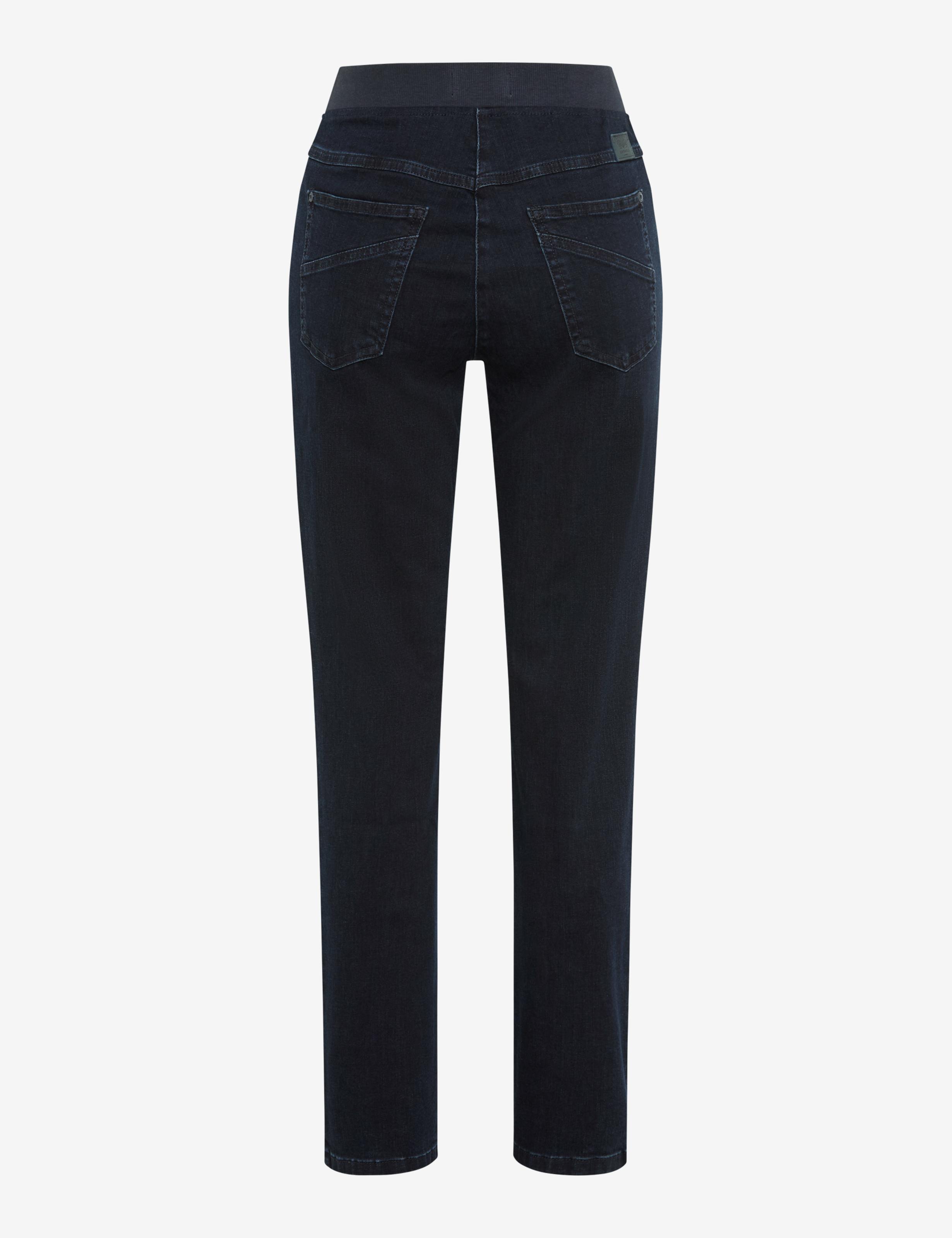 Femme Style CARINA Denim Bleu Foncé Comfort Plus Fit Détourage arrière
