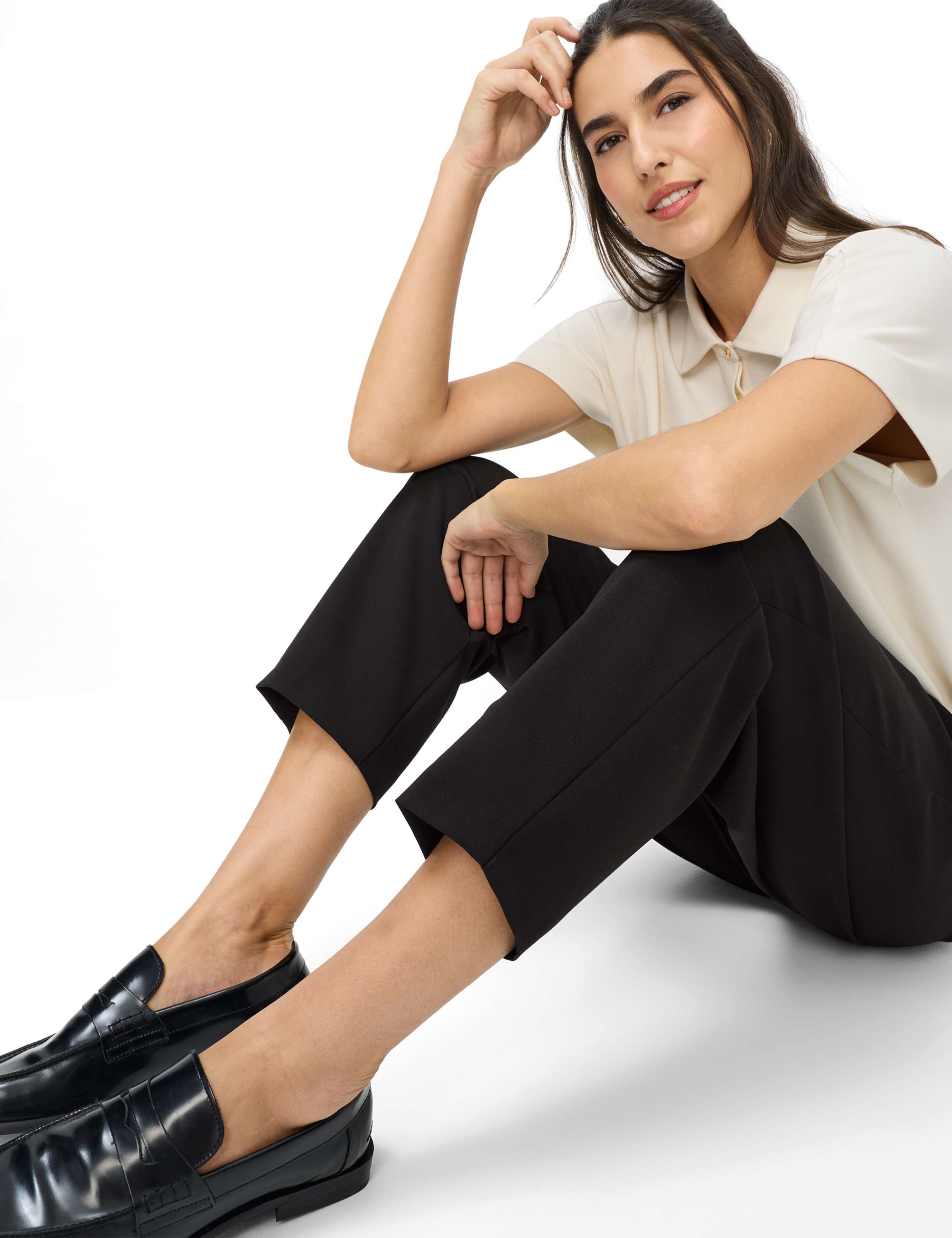 Damen Style MEGAN S Schwarz Relaxed Fit Detail 1