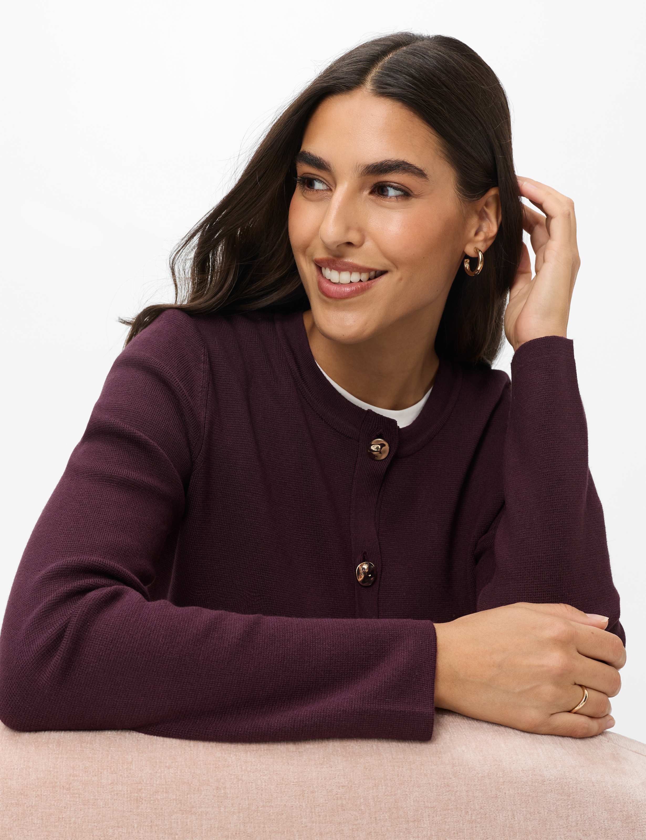 Damen Style AMI Dunkles Lila  Detail 1