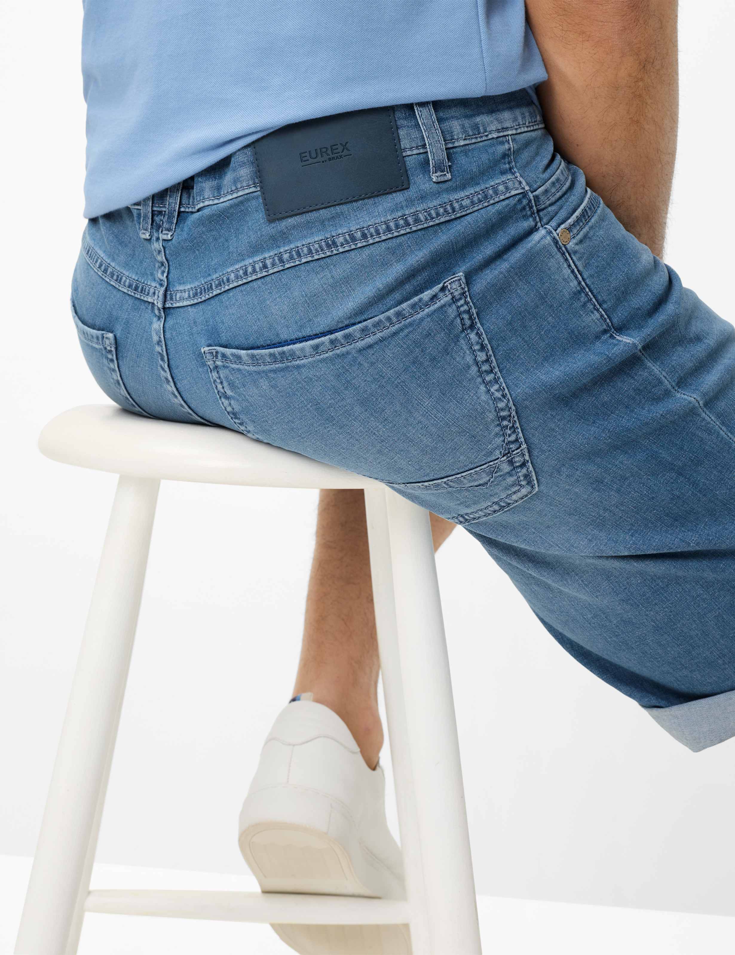 Herren Style BRAD Denim Hellblau Regular Fit Detail 1