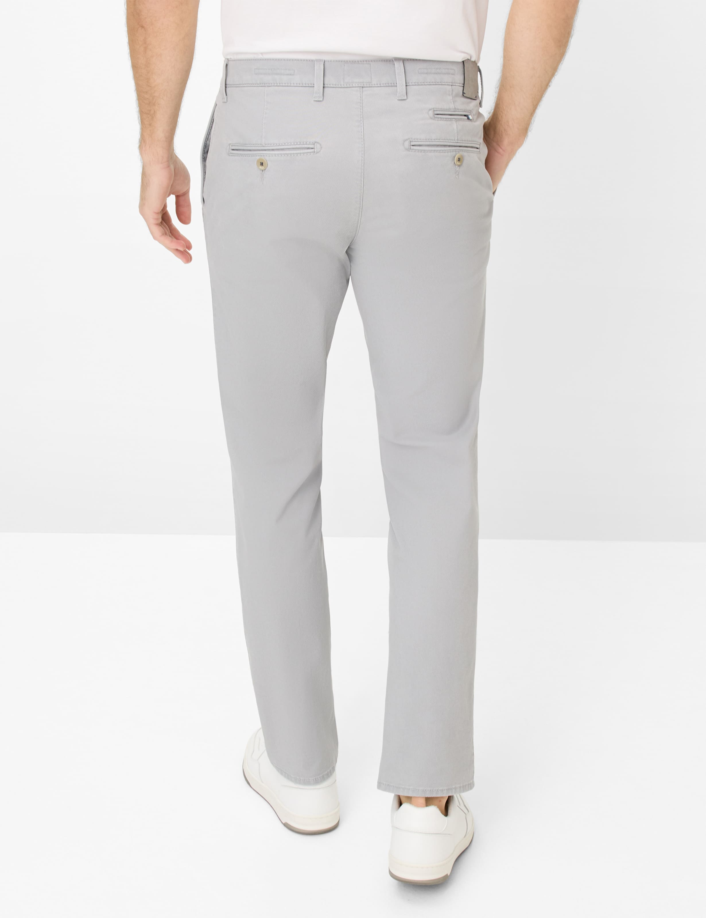 Homme Style FABIO IN Gris Moyen Modern Fit Dos mannequin
