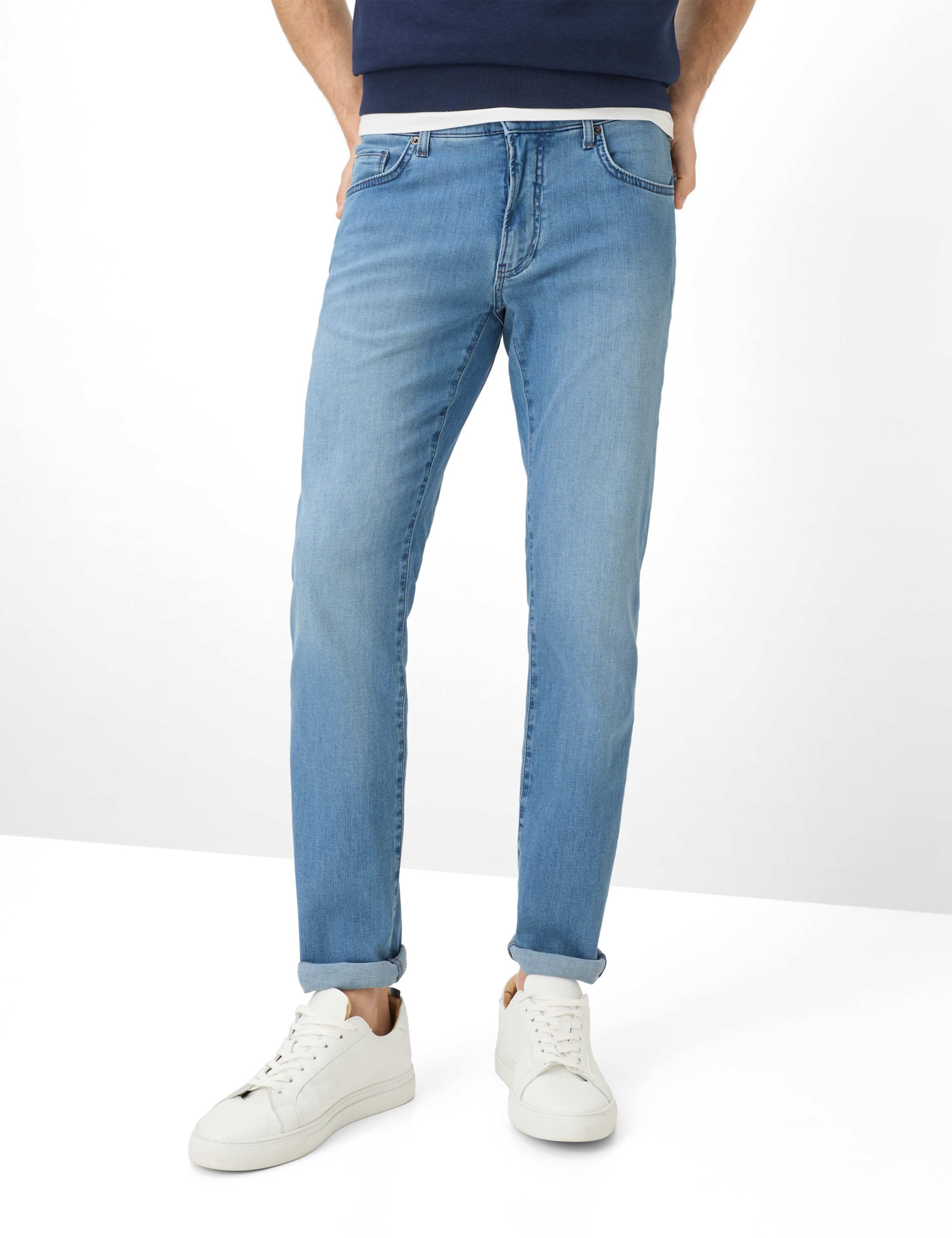 Thumbnail - Brax Herren Five-Pocket-Hose Style CHUCK SKY BLUE USED, denim hellblau, Gr. 31/30