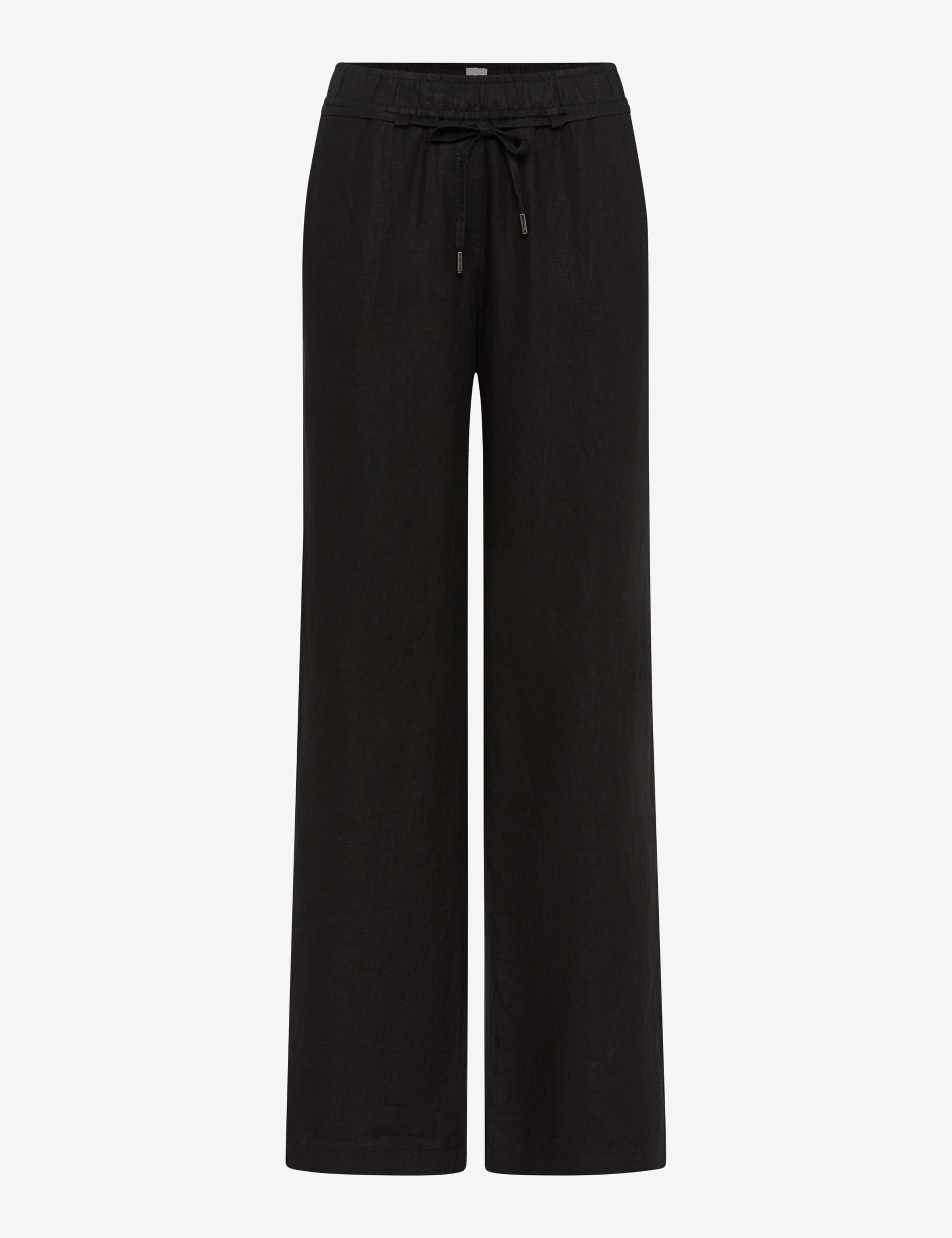 Women Style FARINA Black Wide Leg Stand-alone front view