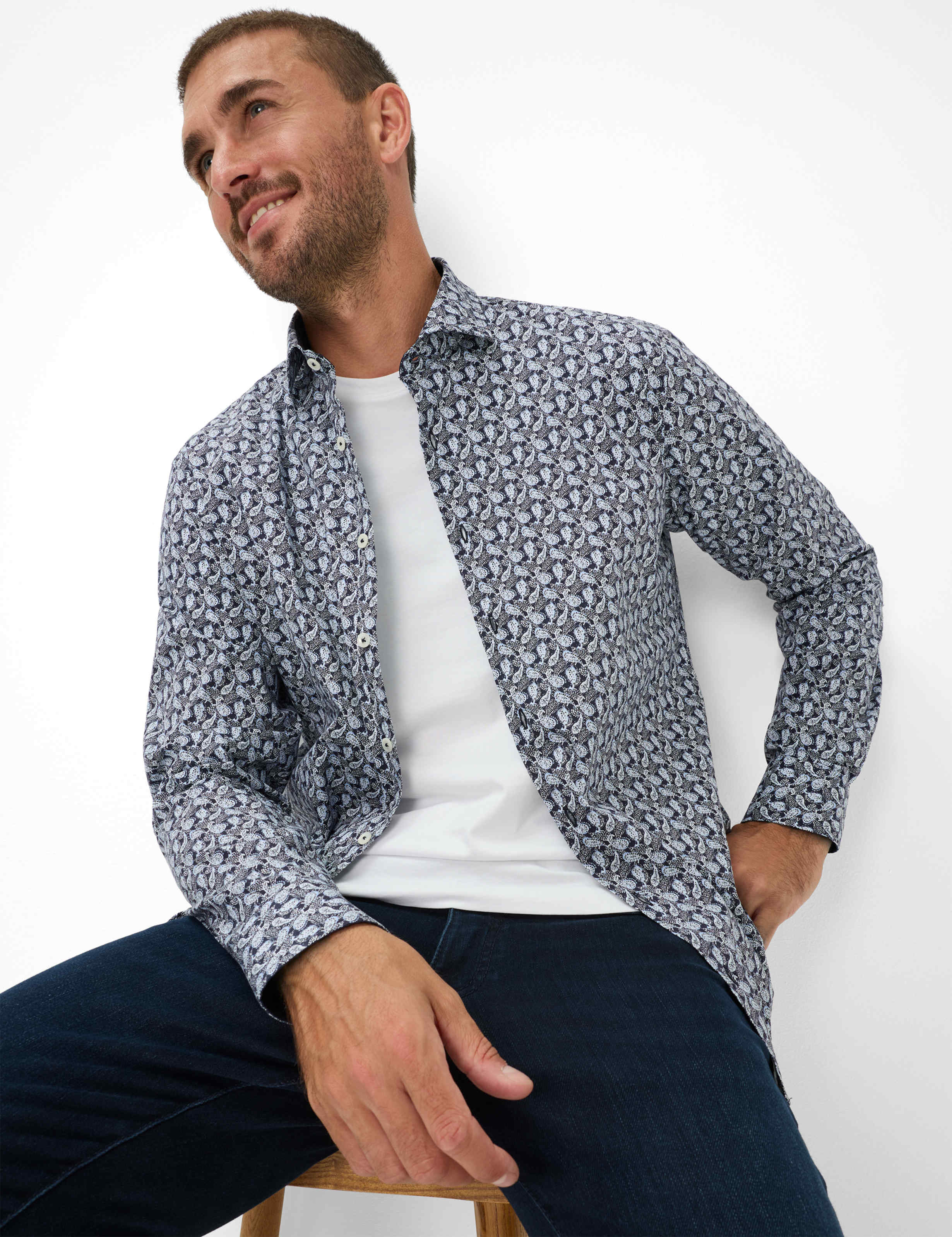 Herren Style HAROLD Dunkelblau  Detail 1