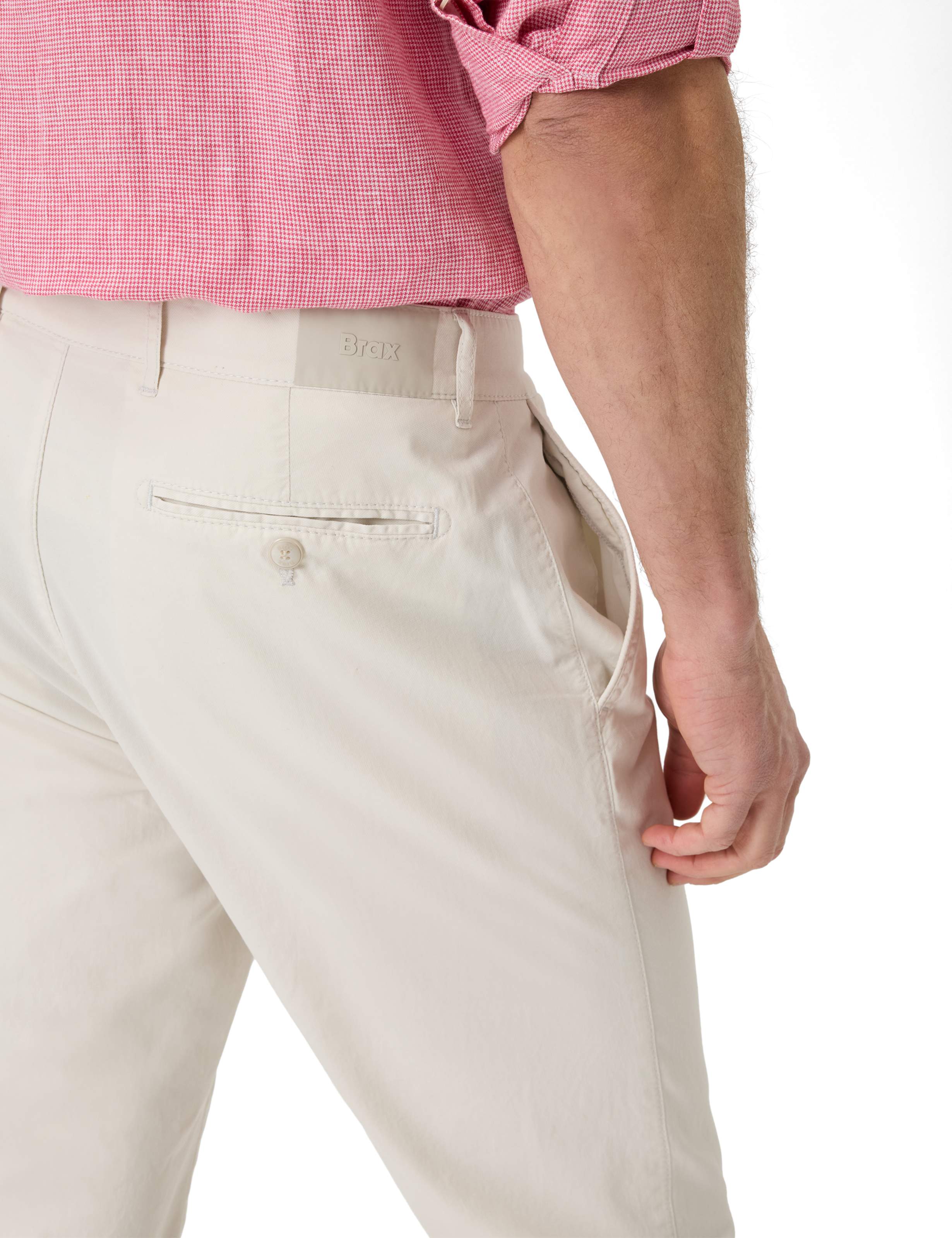 Heren Style EVEREST Lichtbeige Regular Fit Detail 2