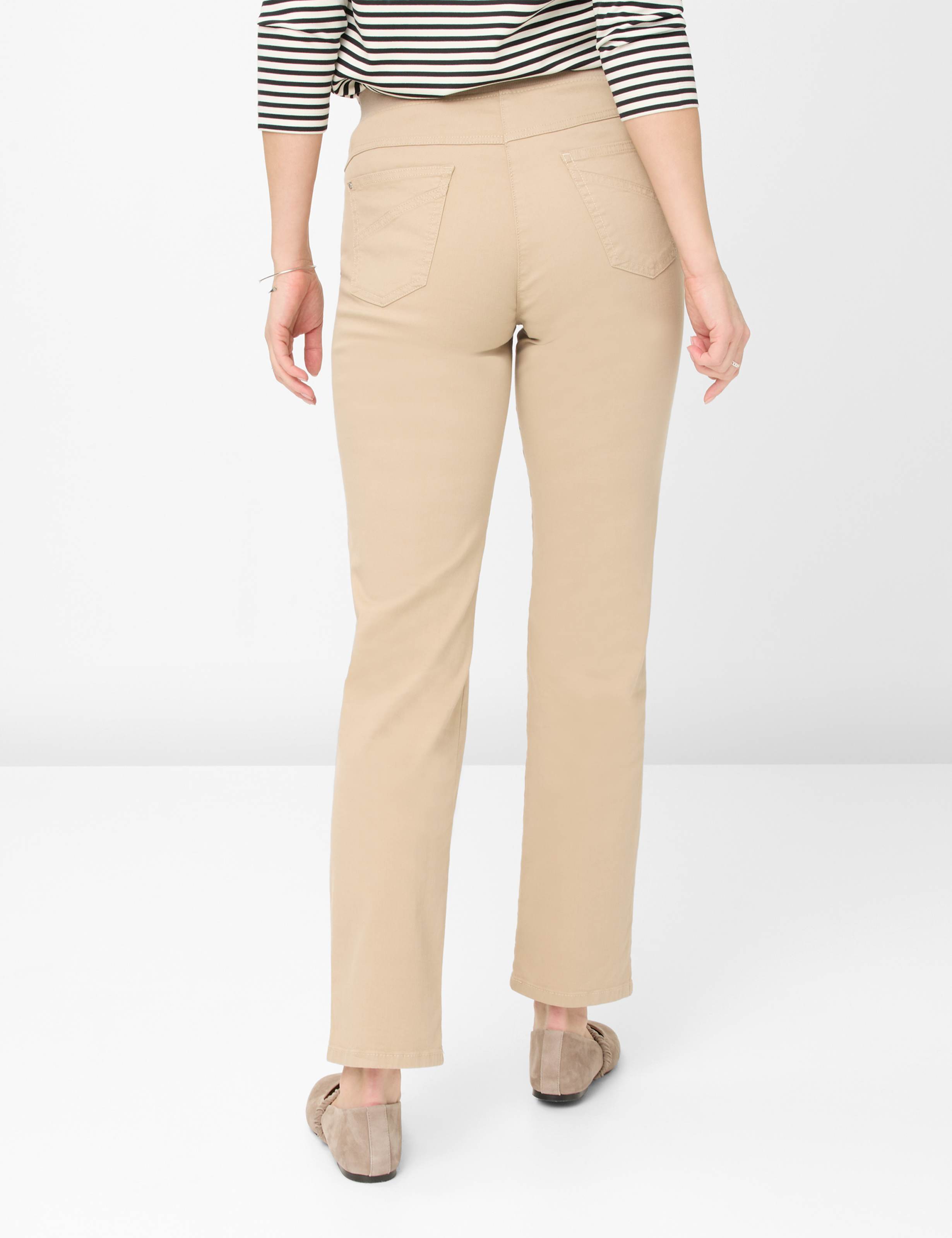 Damen Style CARINA Beige Comfort Plus Fit Model Rueck