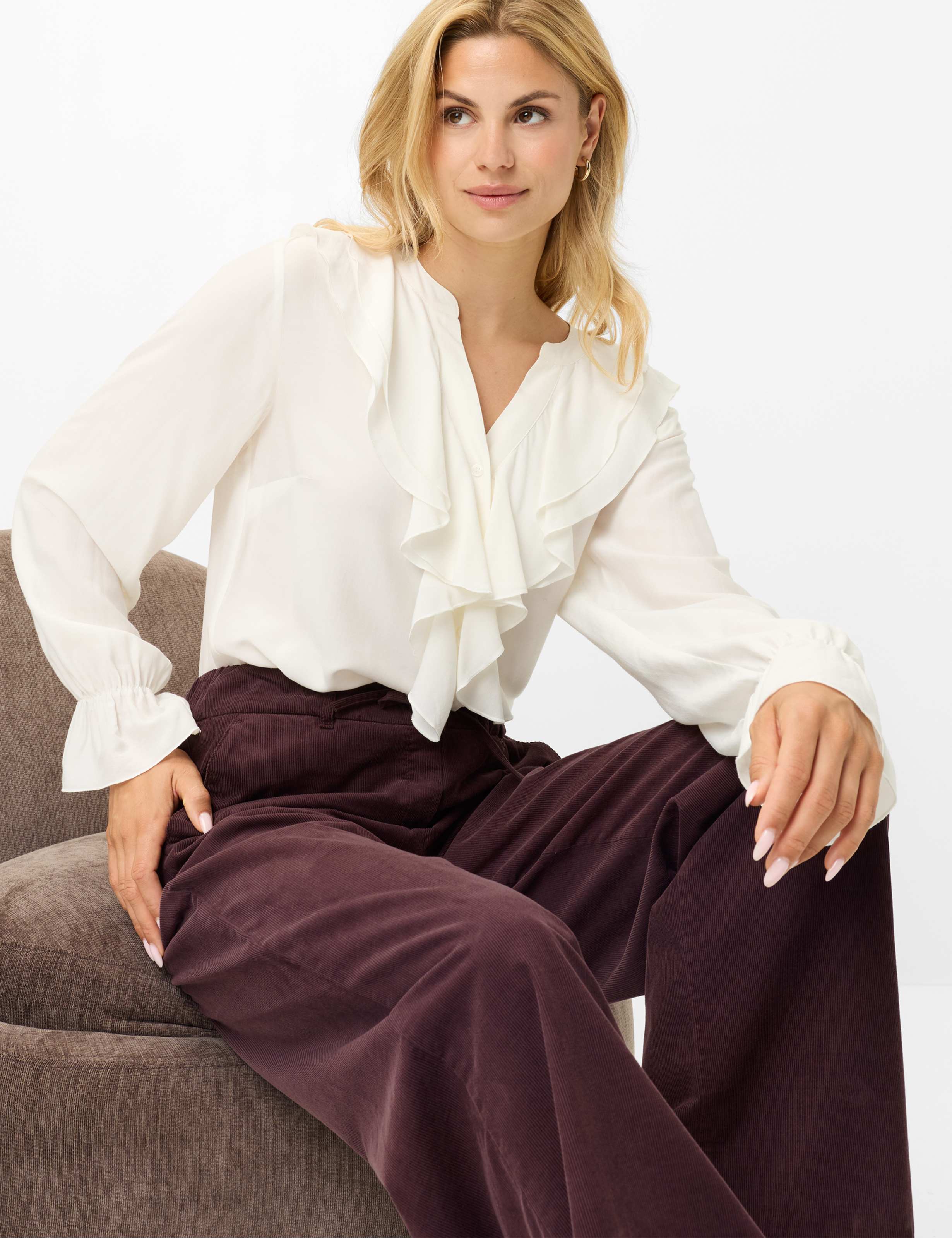 Femme Style VIVE Blanc Crème  Détail 1