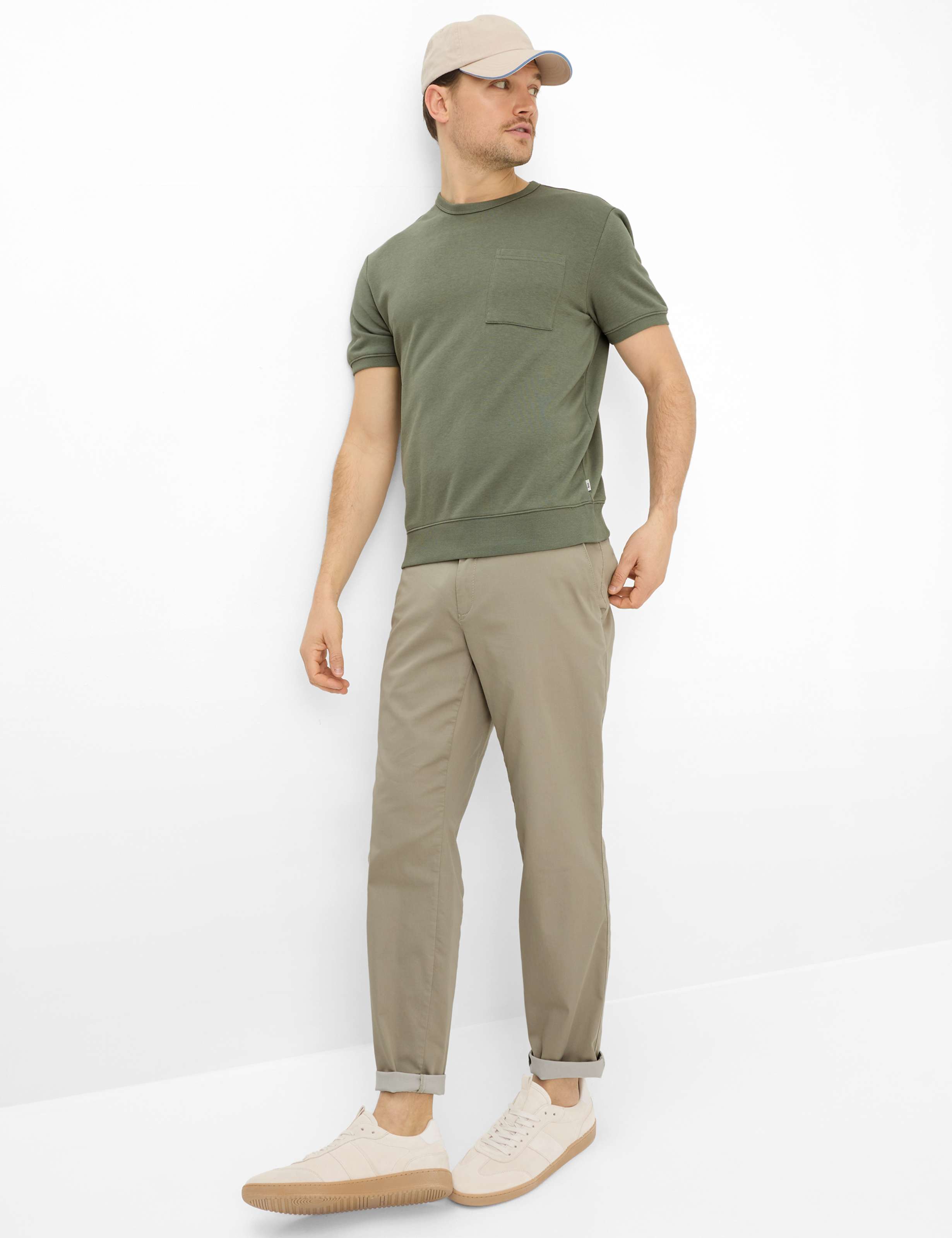 Herren Style SULLY Grün - Khaki  Model Outfit