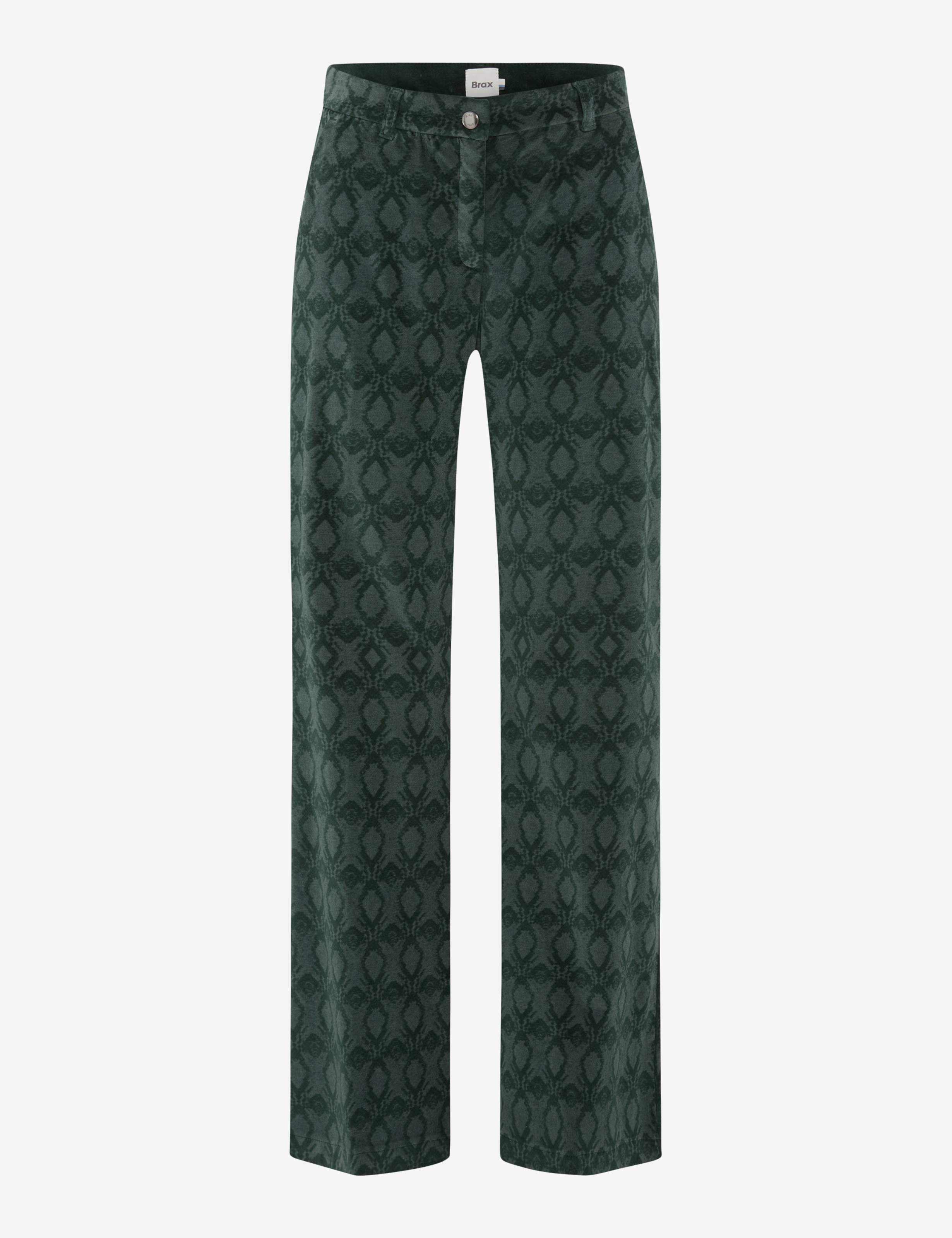 Femme Style MAINE Vert Foncé Wide Leg Détourage avant