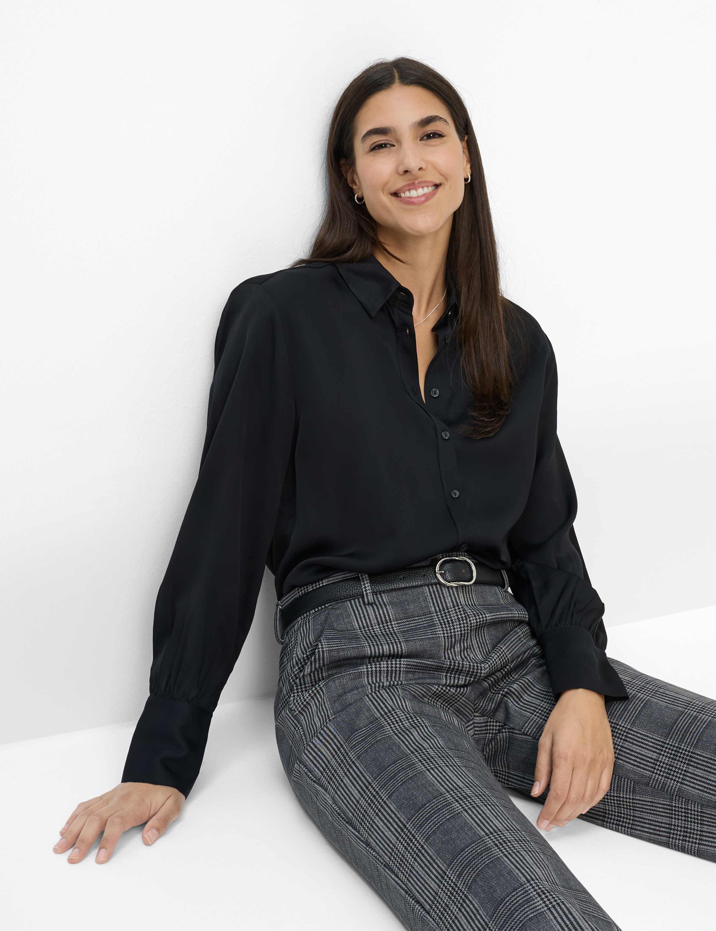 Damen Style MAINE Grau Wide Leg Detail 1