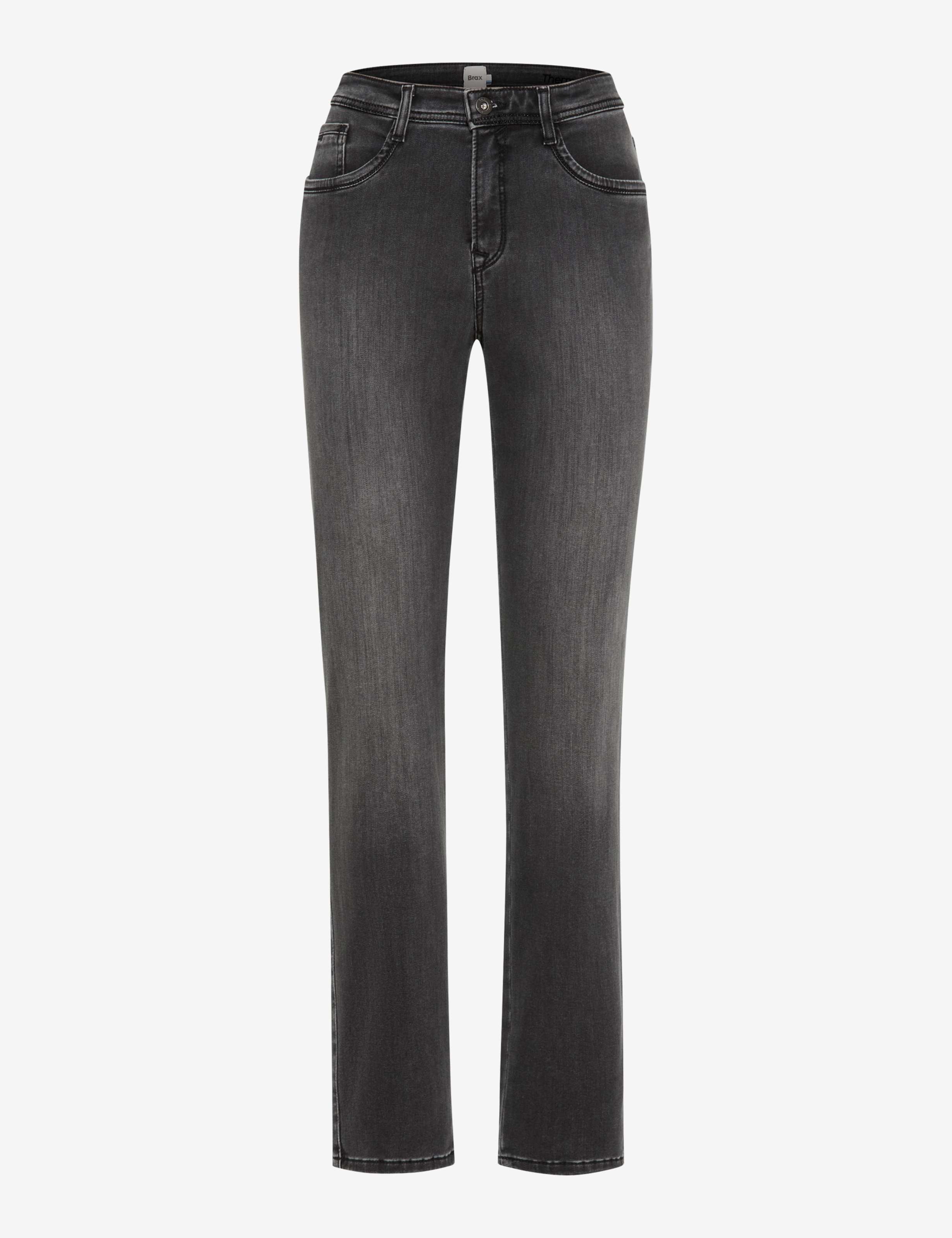 Femme Style CAROLA Denim Gris Foncé Feminine Fit Détourage avant