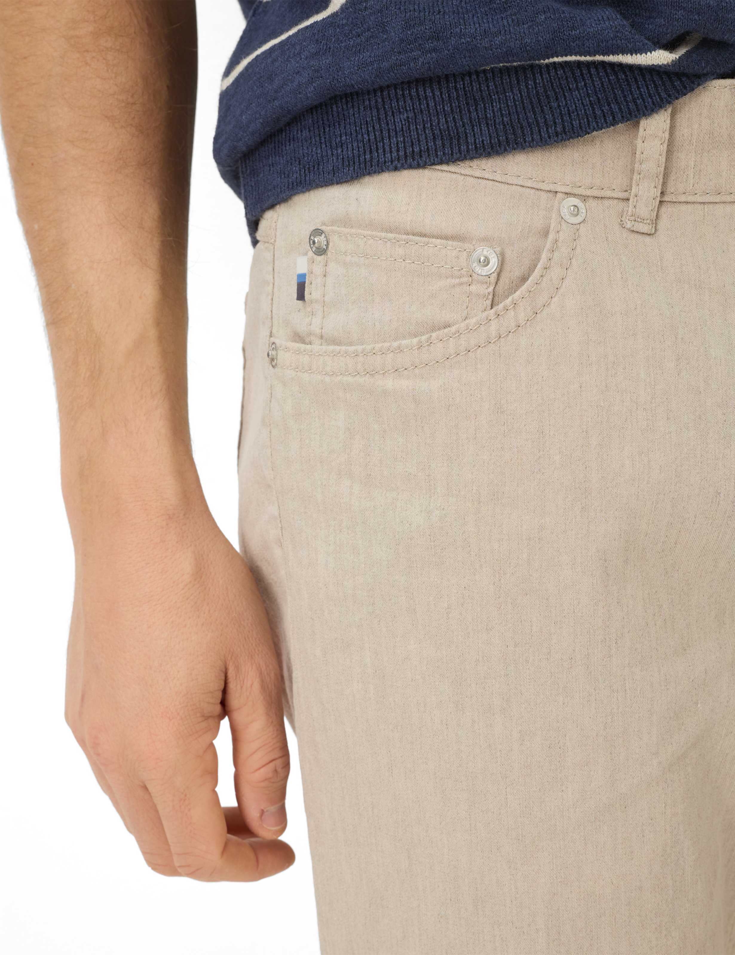 Herren Style COOPER Hellbeige Regular Fit Detail 2