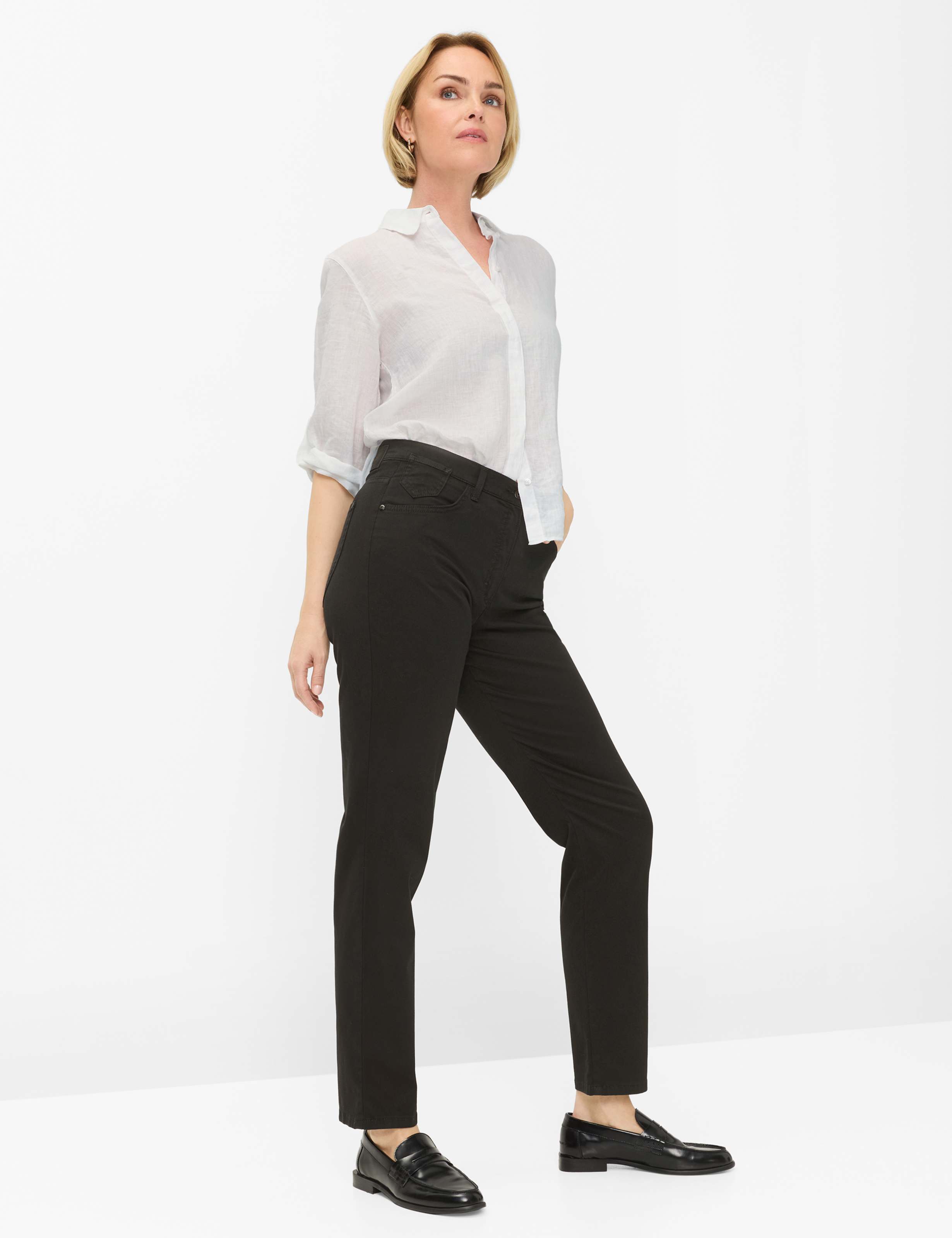 Damen Style CORRY Schwarz Comfort Plus Fit Model Outfit