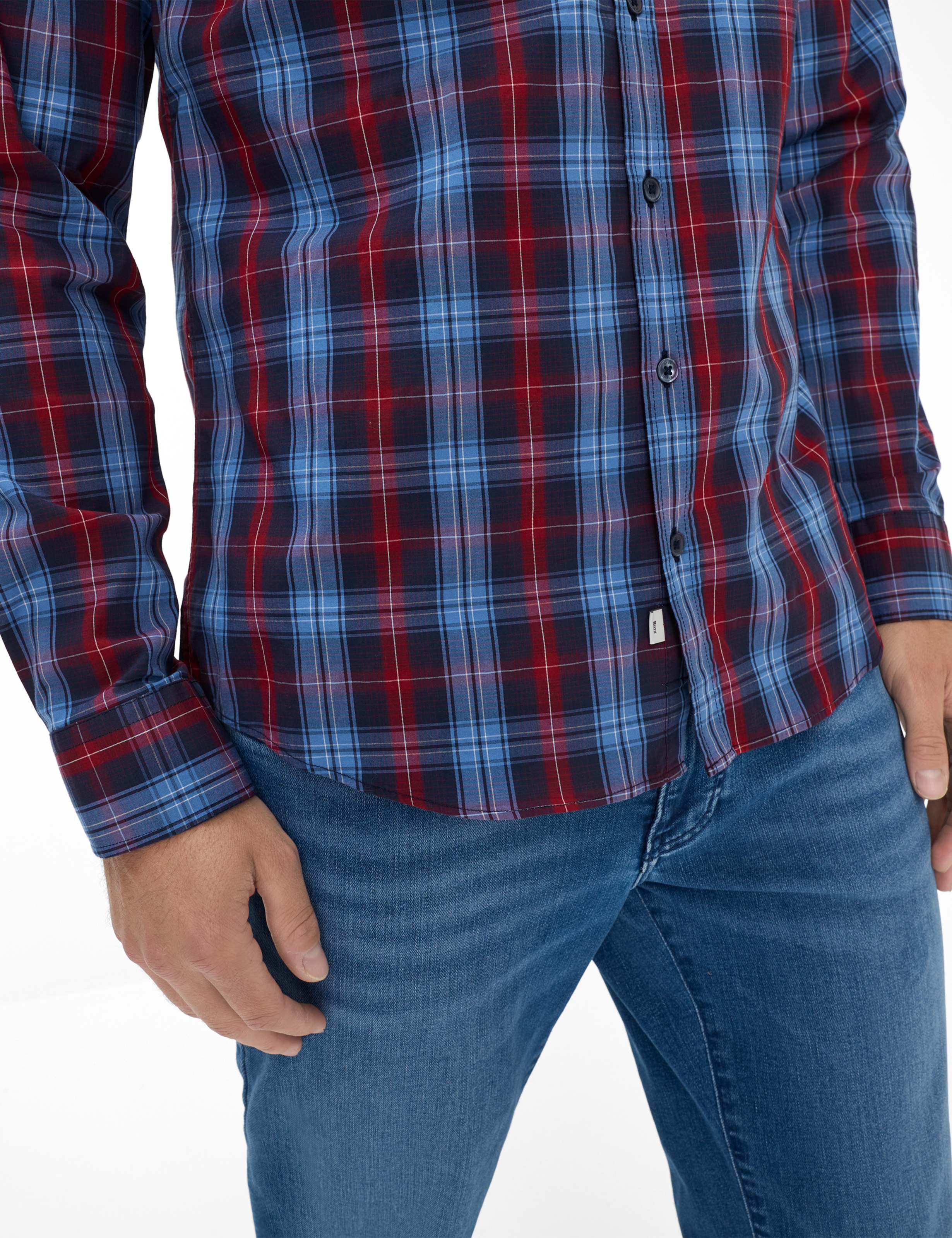 Herren Style DANIEL Dunkelrot  Detail 2