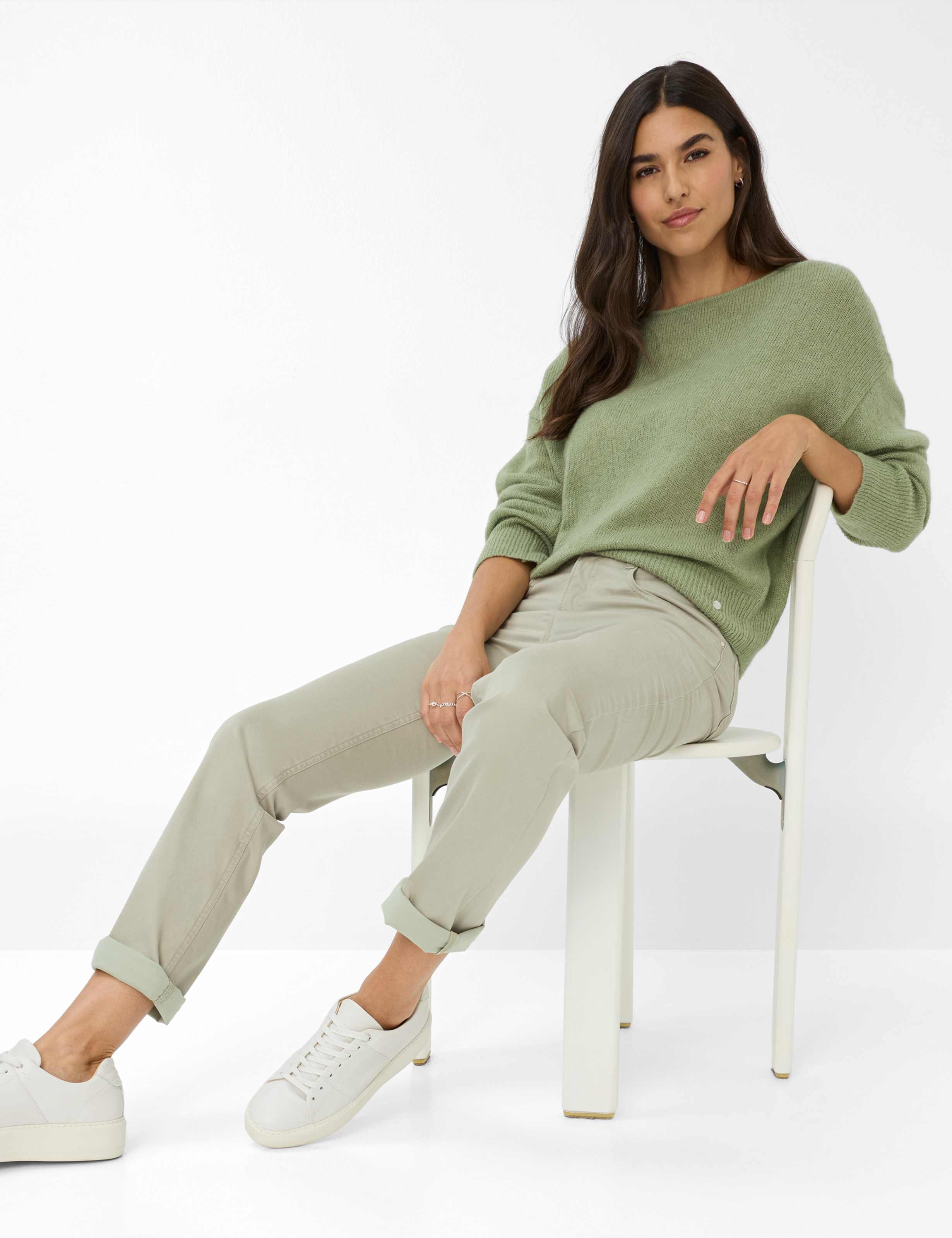 Damen Style MARY Hellgrün Regular Fit Detail 1