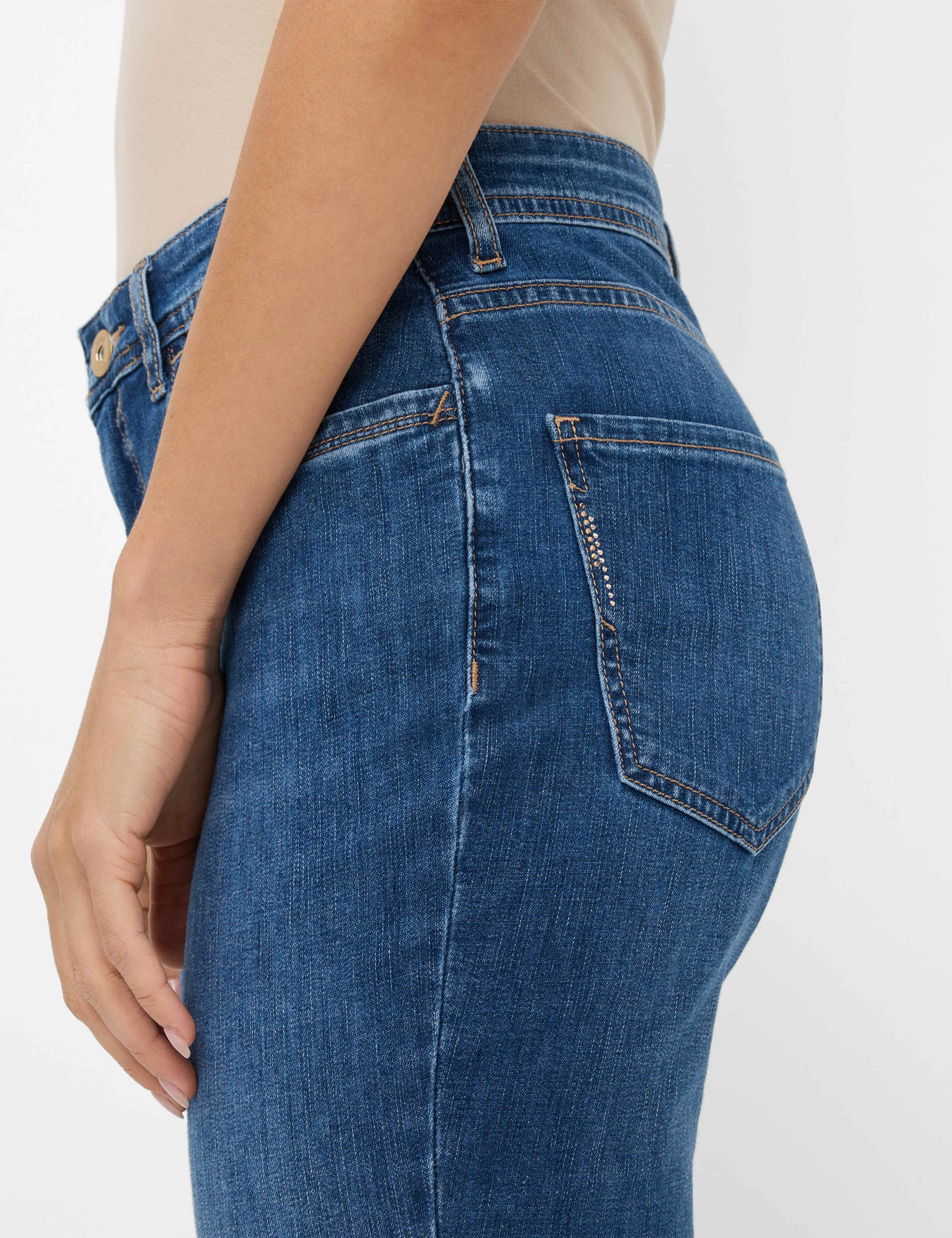 Damen Style MARY S Denim Blau Regular Fit Detail 2
