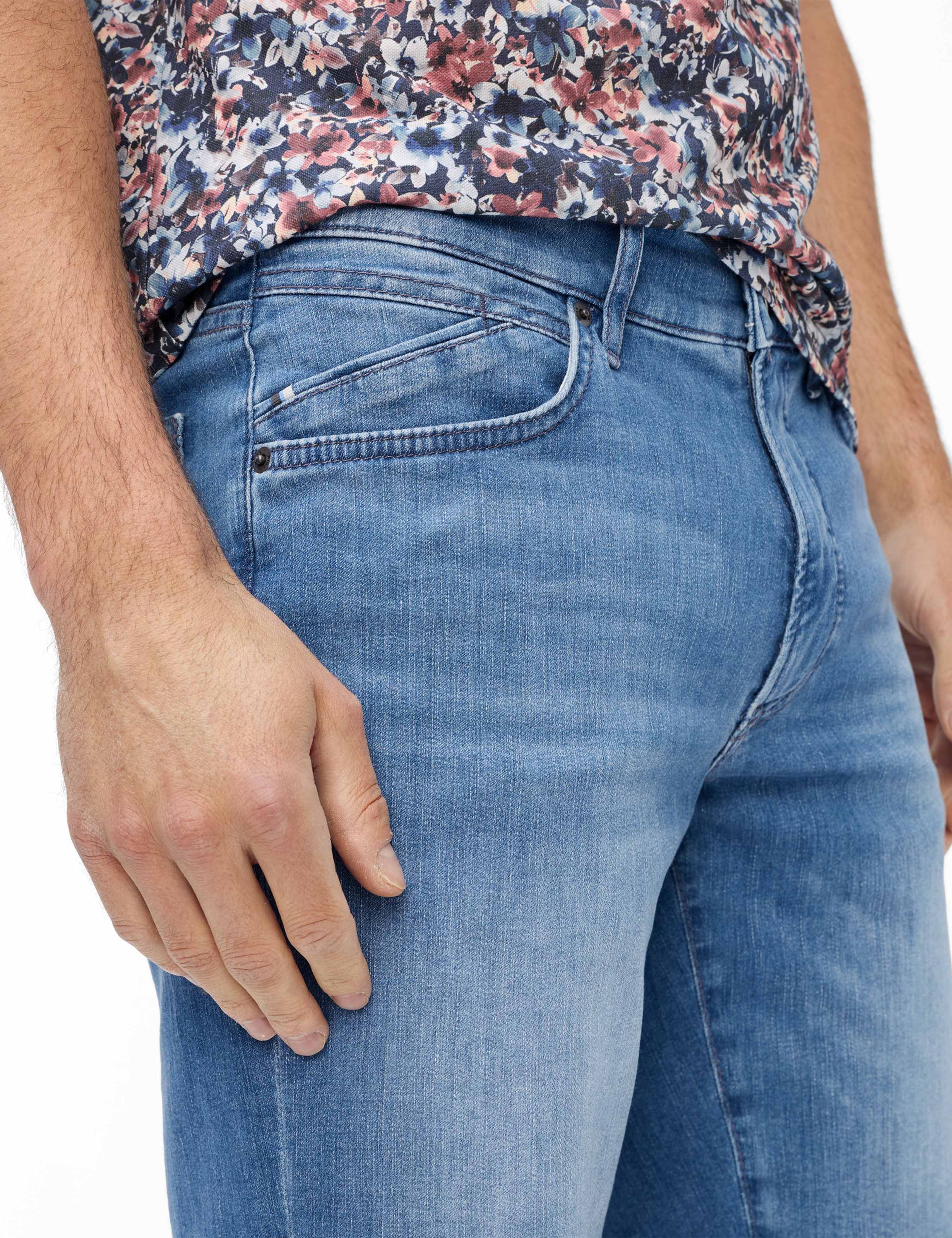 Homme Style CHUCK B Denim Bleu Modern Fit Détail 2