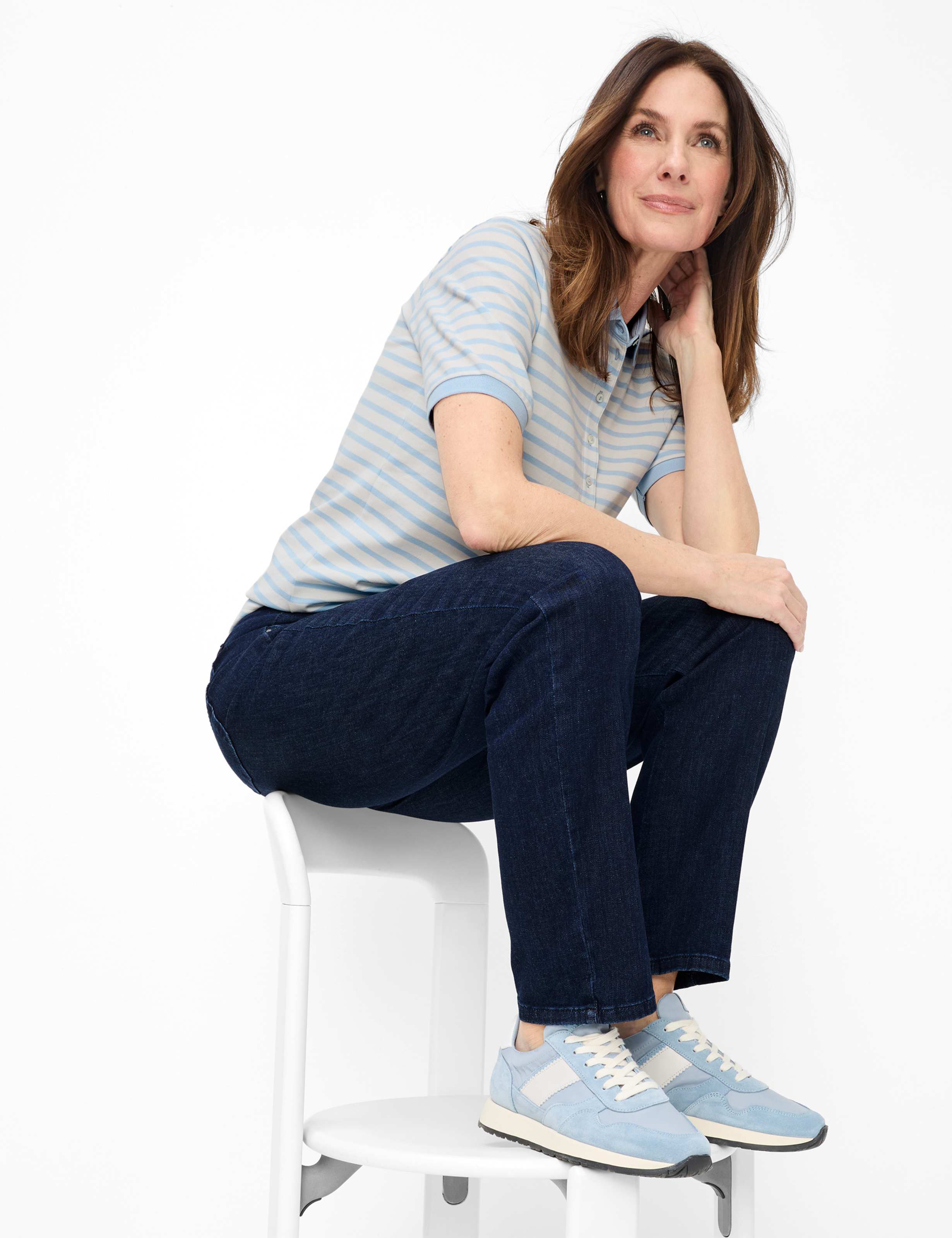 Damen Style CAREN NEW Dunkelblau Comfort Plus Fit Detail 1