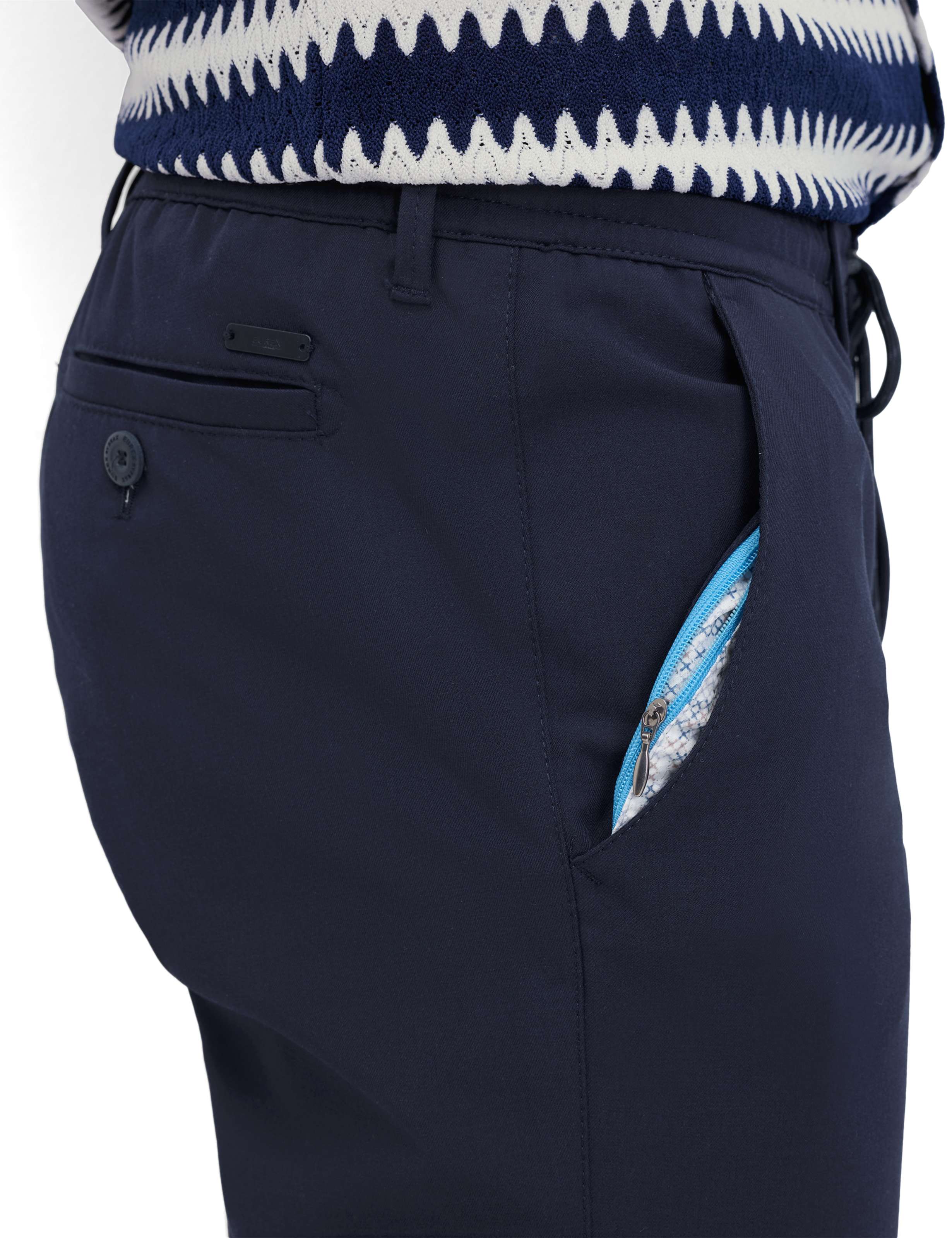 Men Style BENO Dark Blue Regular Fit Detail 2