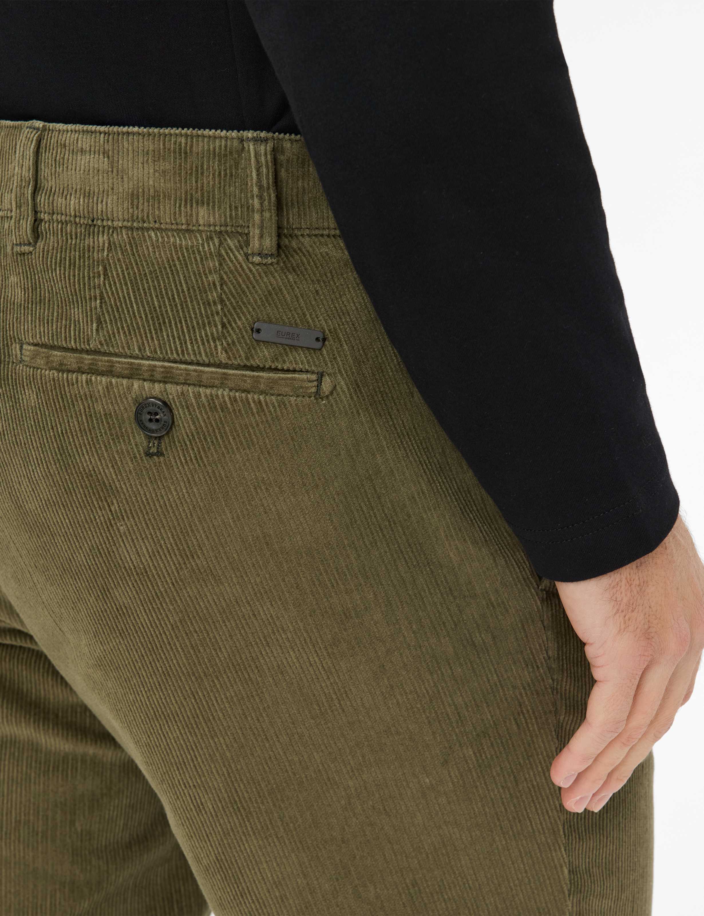 Men Style LUIS Dark Green Regular Fit Detail 1