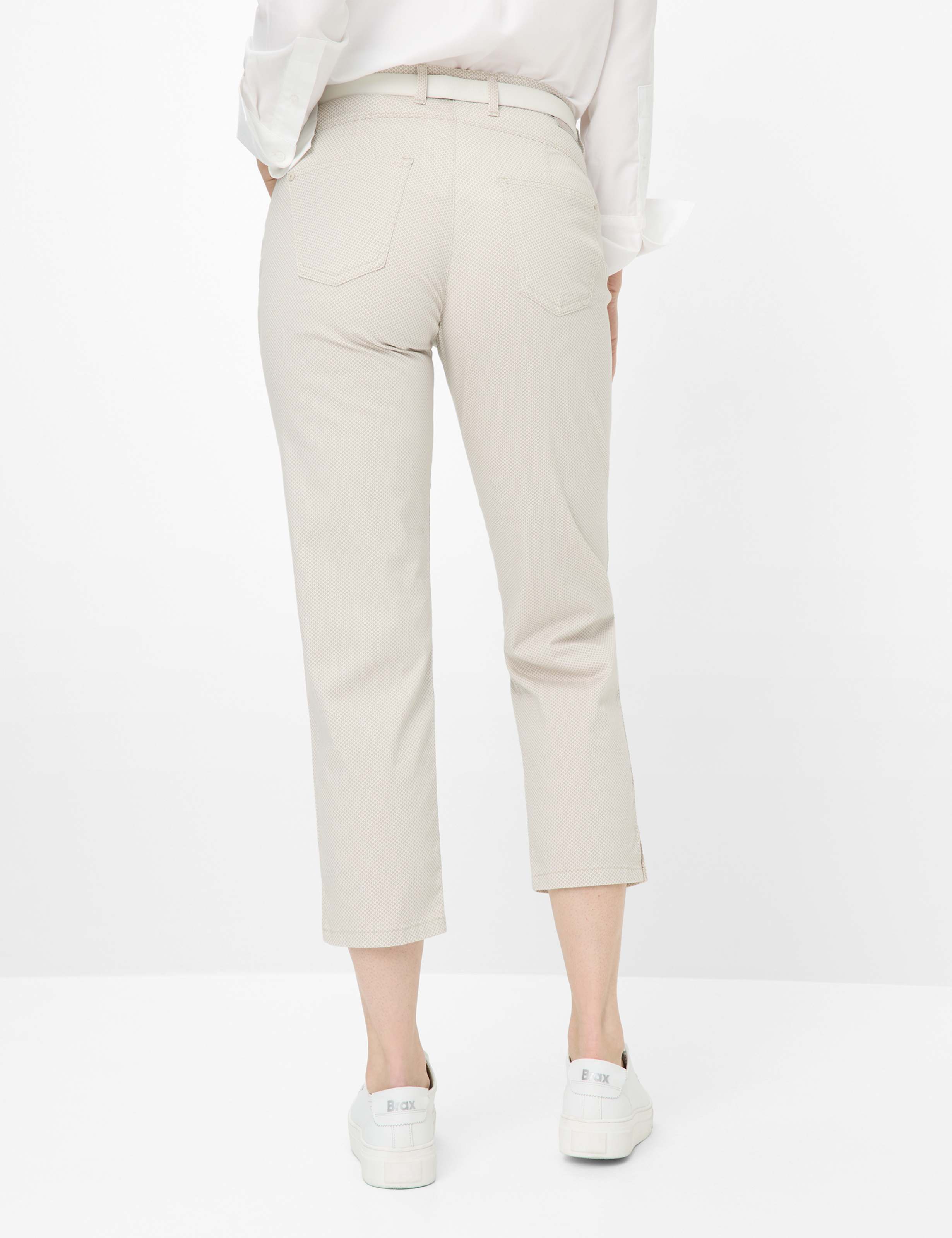 Damen Style CAREN NEW 6/8 Beige Comfort Plus Fit Model Rueck