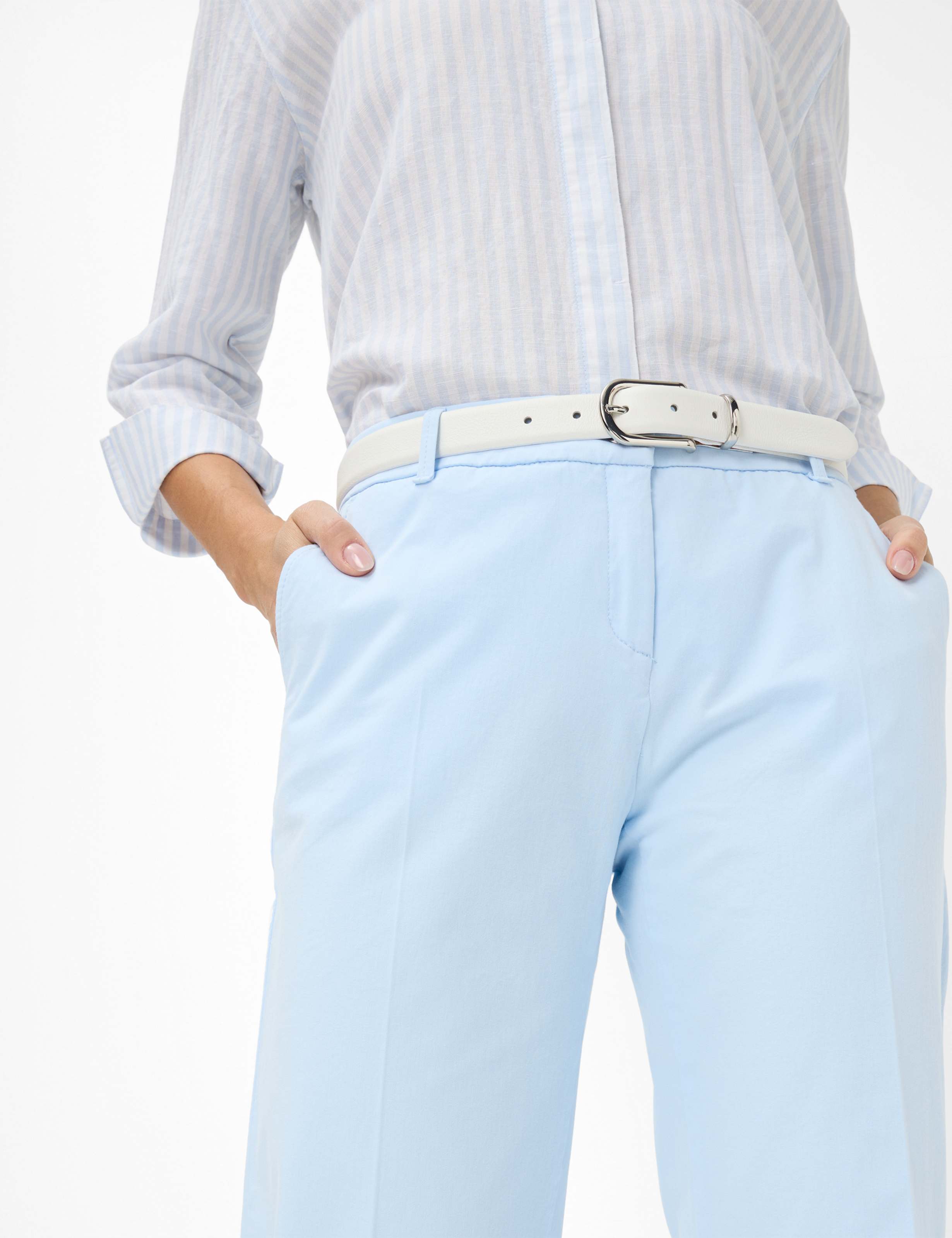 Women Style MARON Light Blue Regular Fit Detail 1