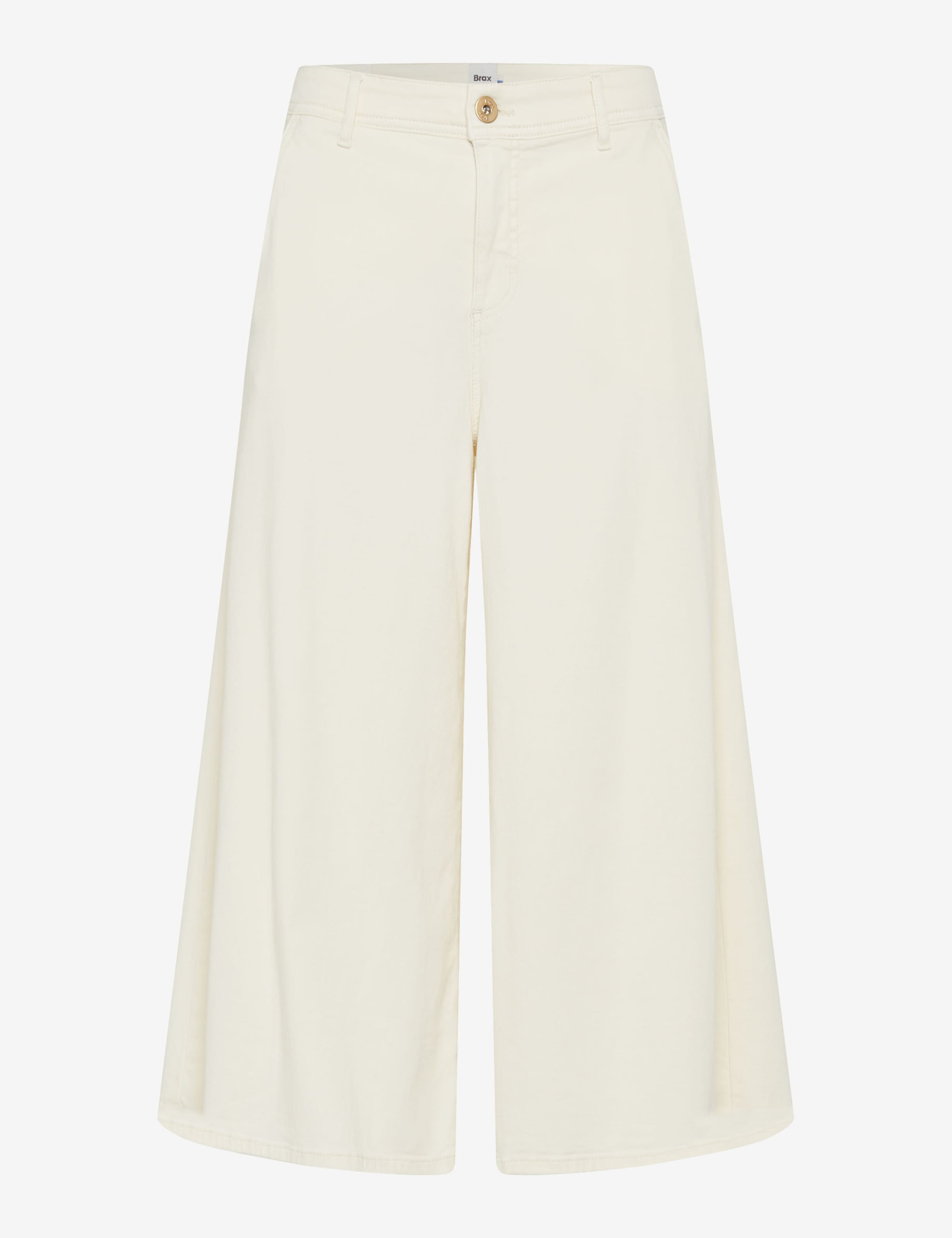 Women Style MELLI S Denim Cream White Wide Leg Stand-alone front view