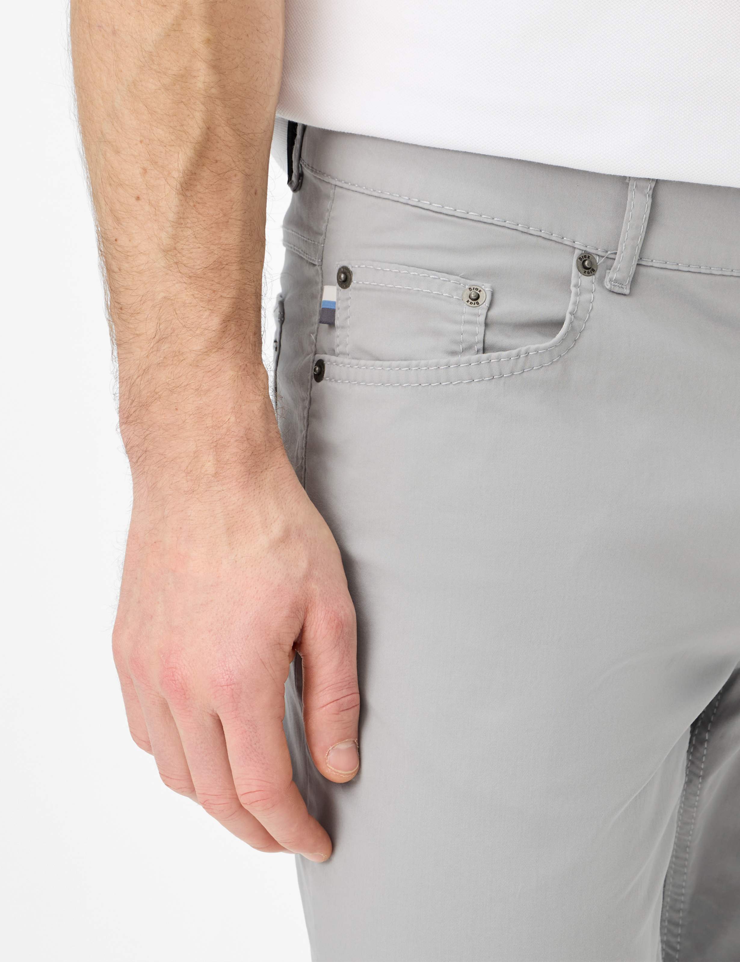 Homme Style COOPER Gris Moyen Regular Fit Détail 2