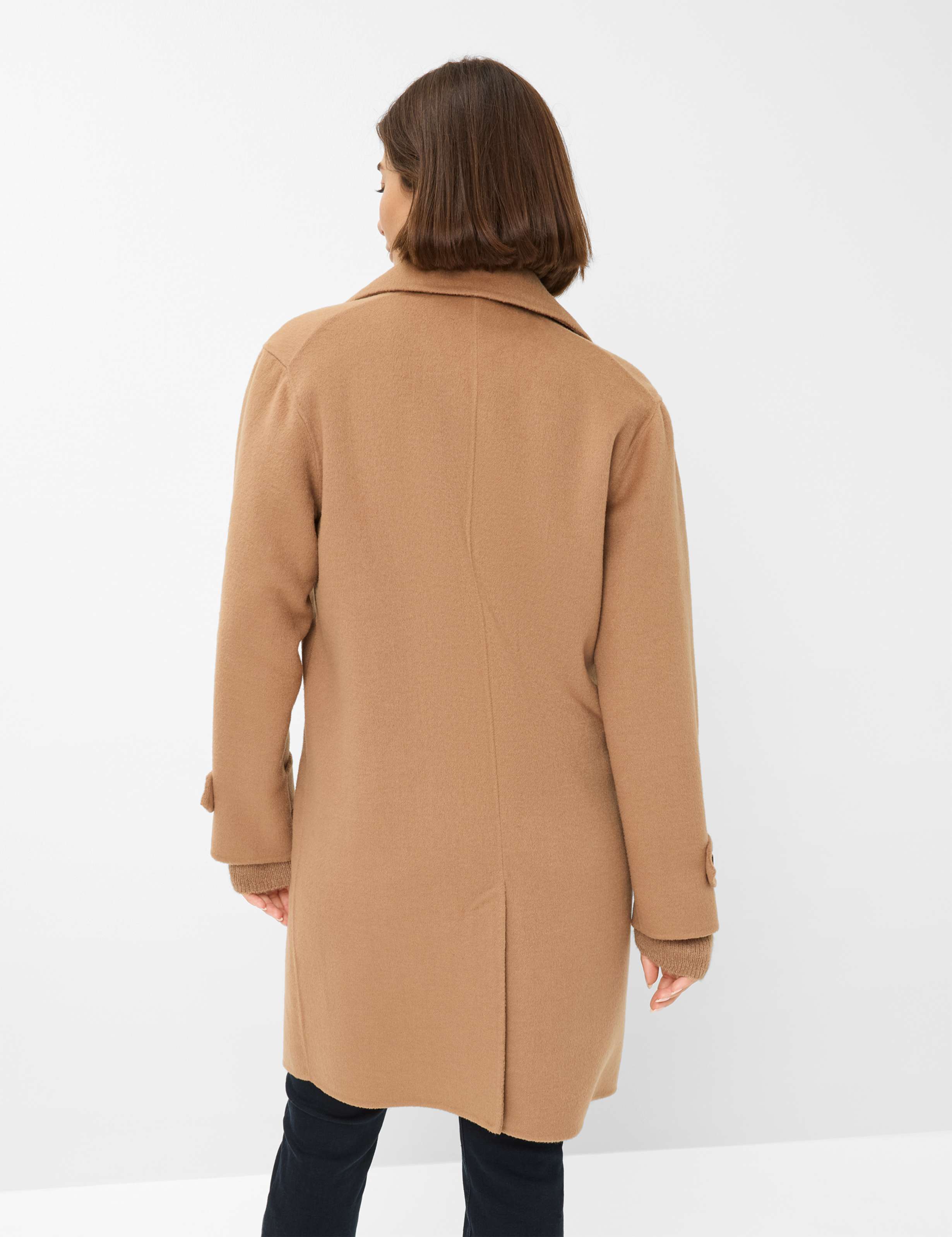 Thumbnail - Brax Damen Mantel Style LONDON walnut, Beige, Gr. 36