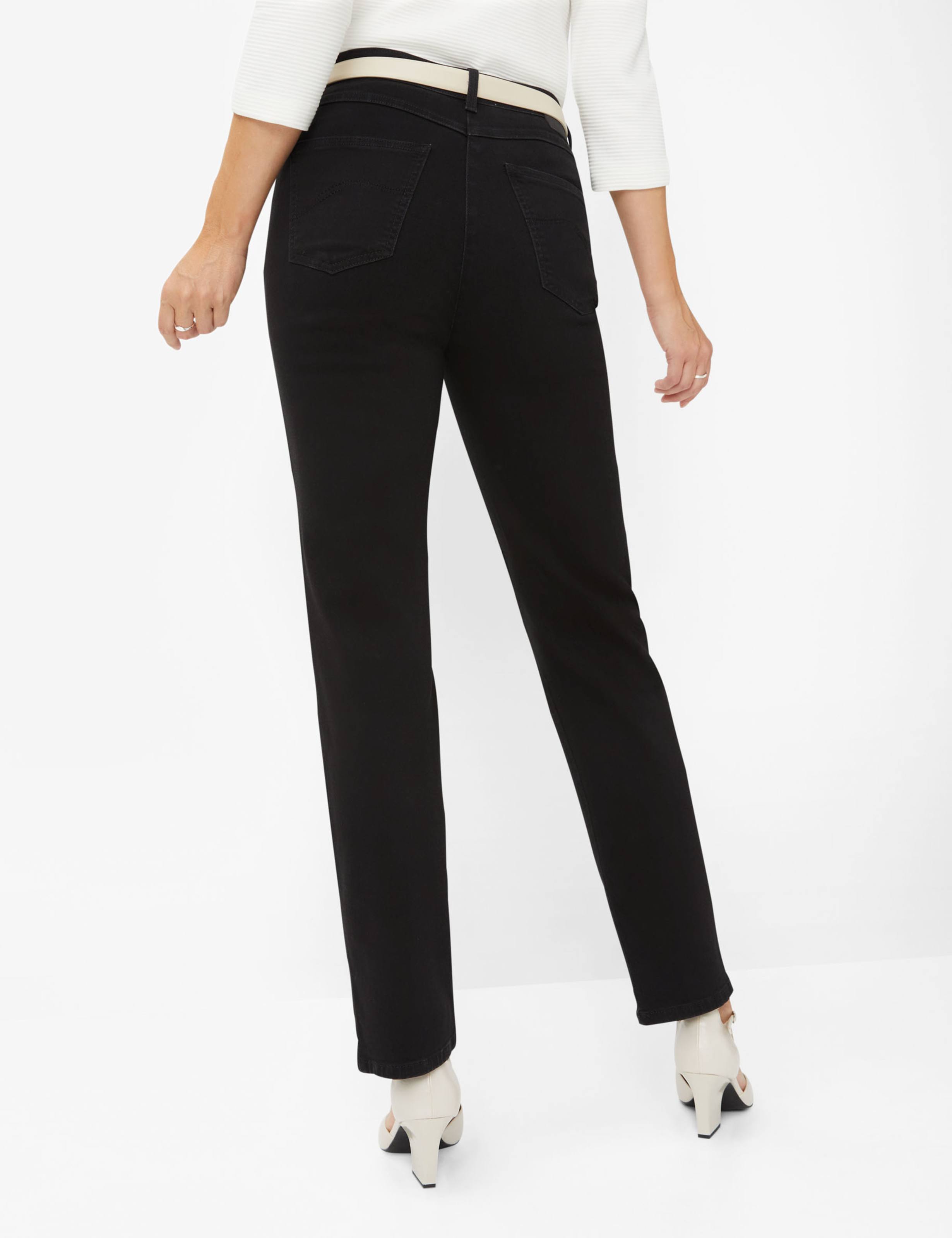 Femme Style PATTI STRAIGHT Denim Noir Slim Fit Dos mannequin
